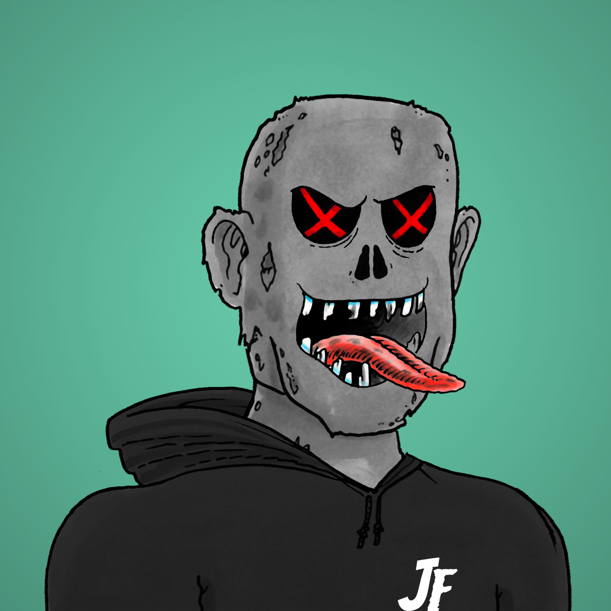 George Trosley - Jungle Freaks - Jungle Freak 808 - NFT # 808