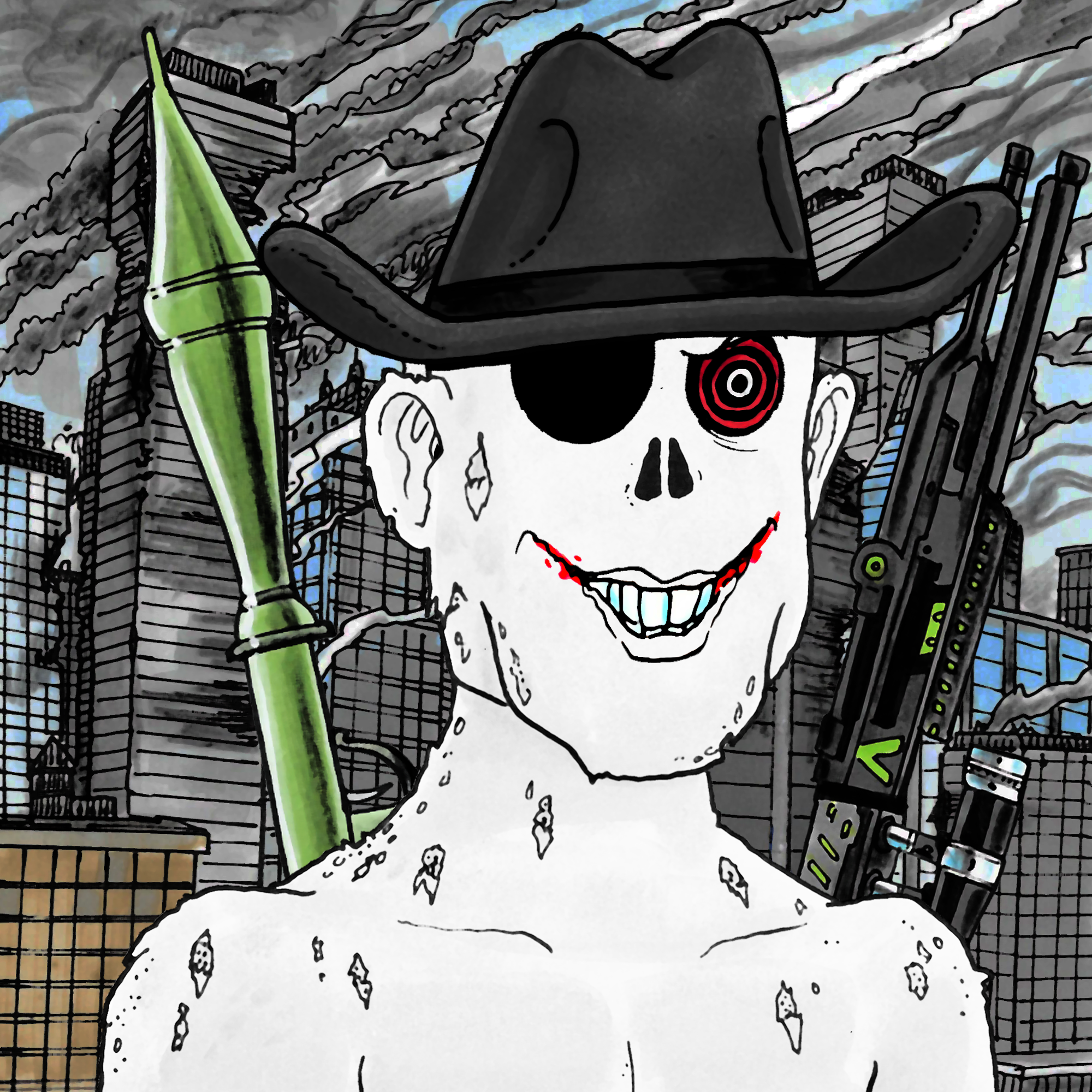 George Trosley - Jungle Freaks - Jungle Freak 8085 - NFT # 8085