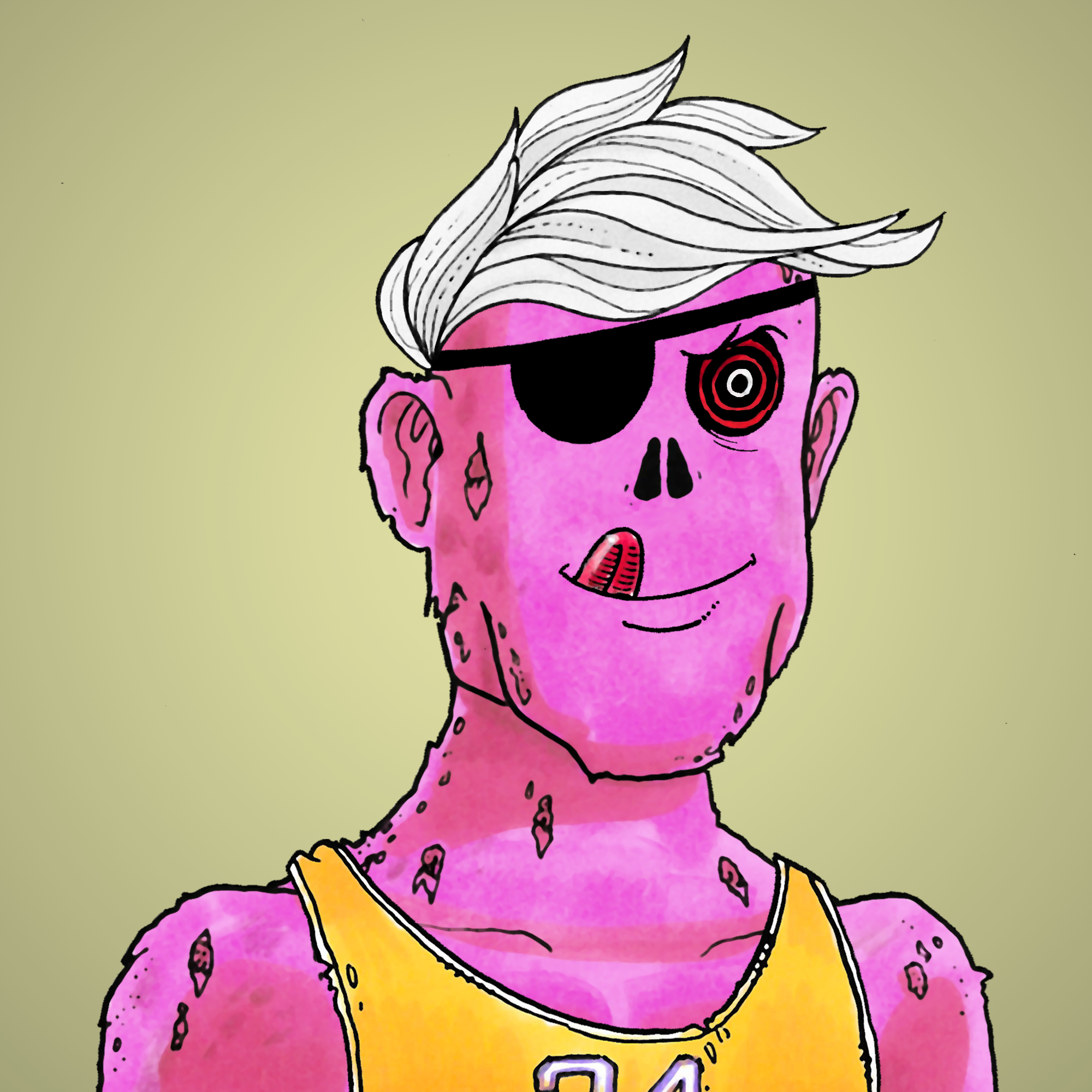 George Trosley - Jungle Freaks - Jungle Freak 8095 - NFT # 8095