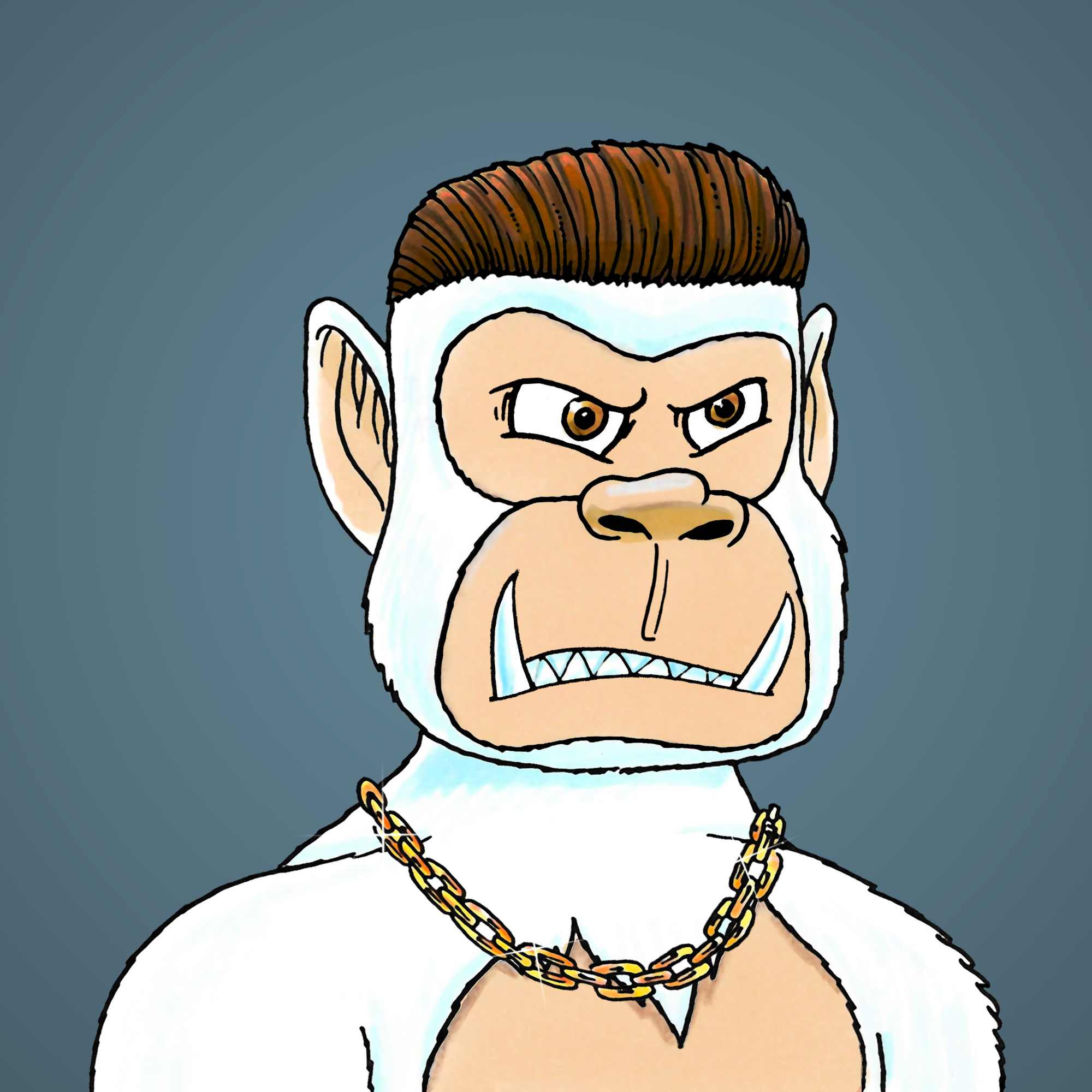 George Trosley - Jungle Freaks - Jungle Freak 8099 - NFT # 8099