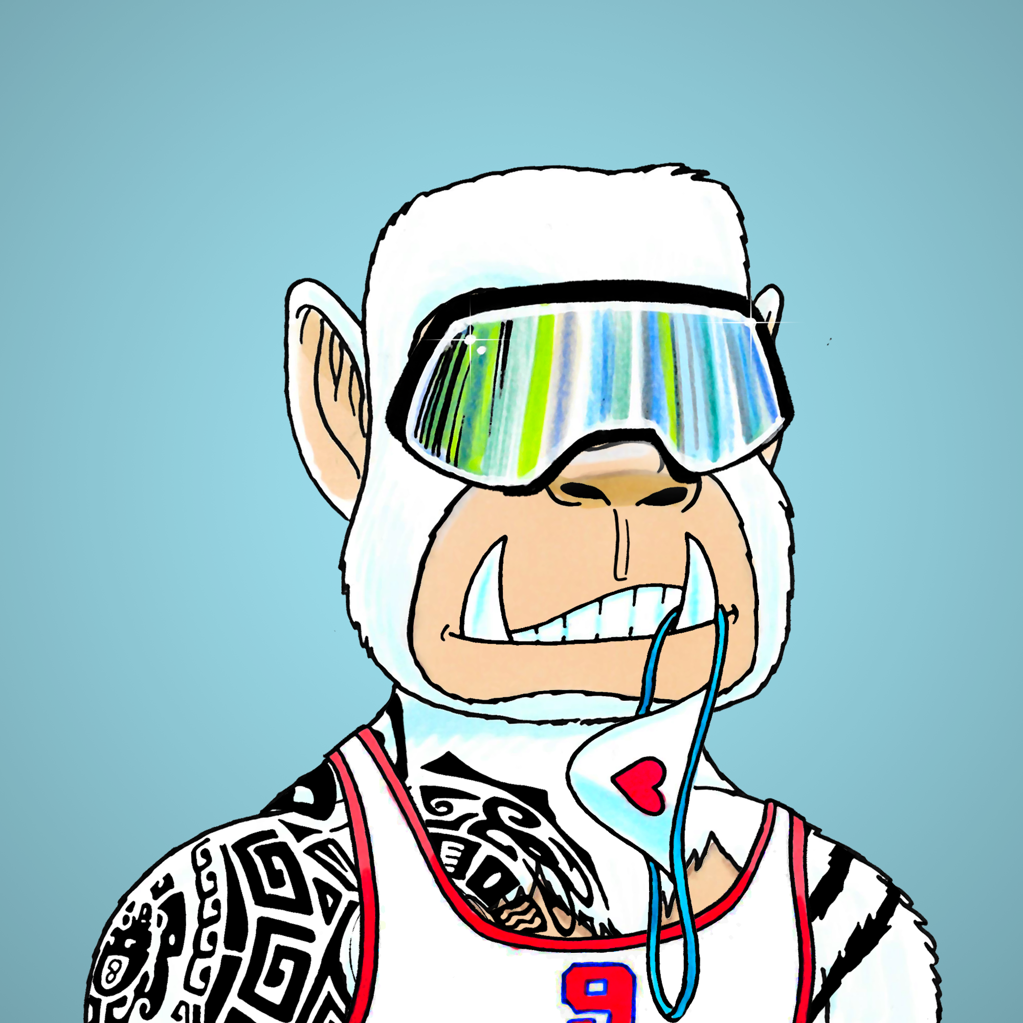 George Trosley - Jungle Freaks - Jungle Freak 8102 - NFT # 8102