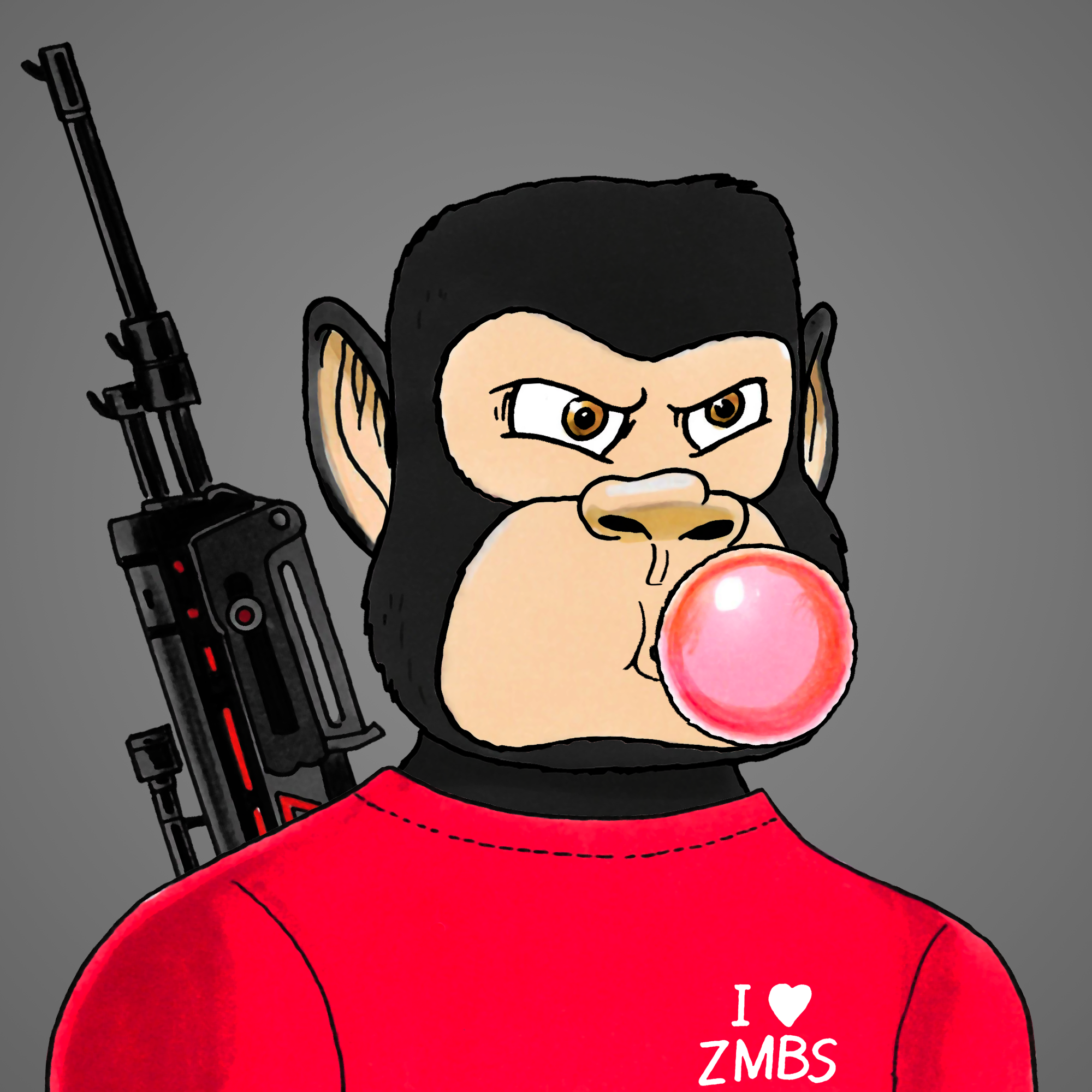 George Trosley - Jungle Freaks - Jungle Freak 8106 - NFT # 8106