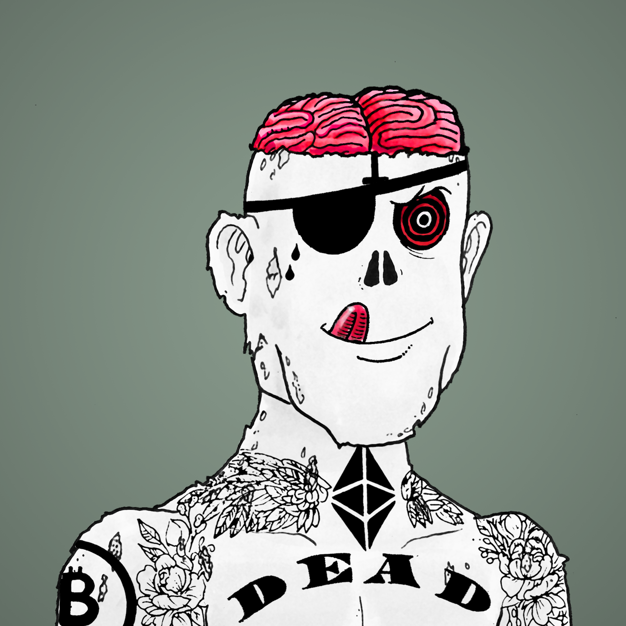 George Trosley - Jungle Freaks - Jungle Freak 8108 - NFT # 8108