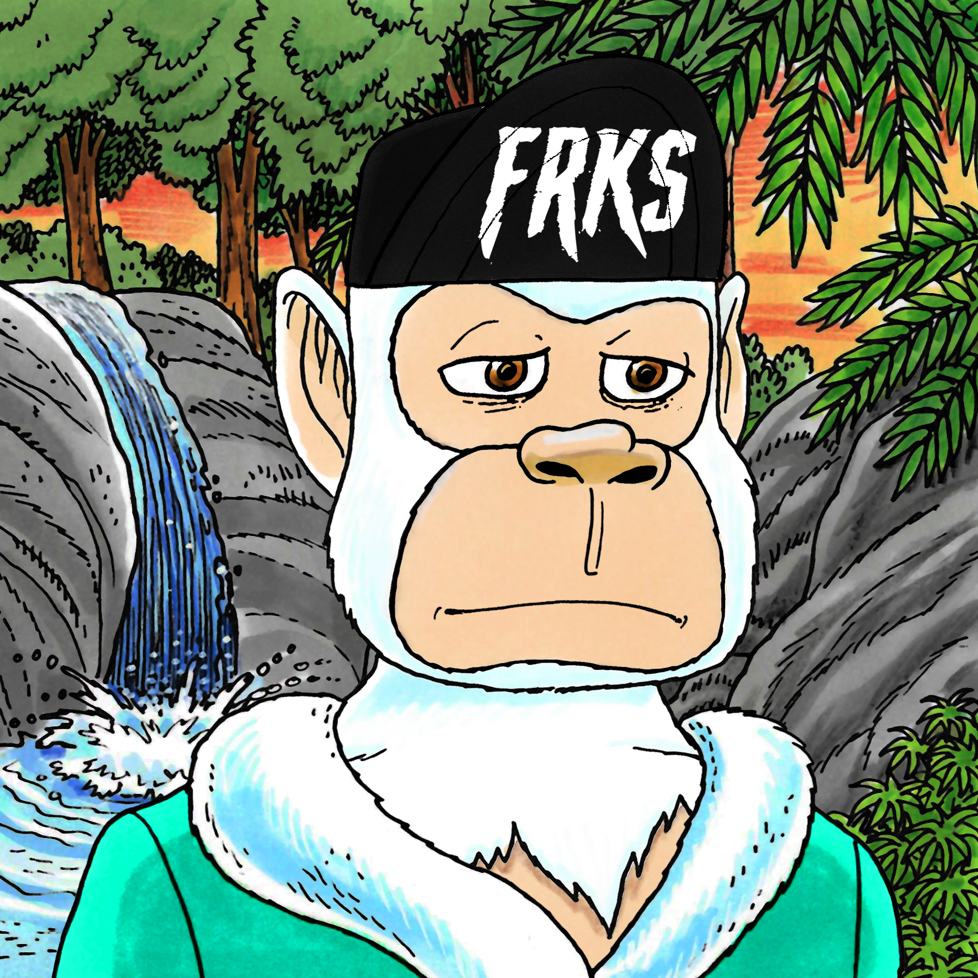 George Trosley - Jungle Freaks - Jungle Freak 8111 - NFT # 8111