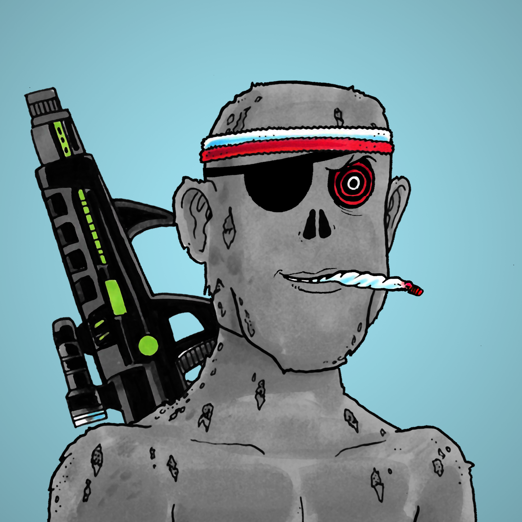 George Trosley - Jungle Freaks - Jungle Freak 8115 - NFT # 8115