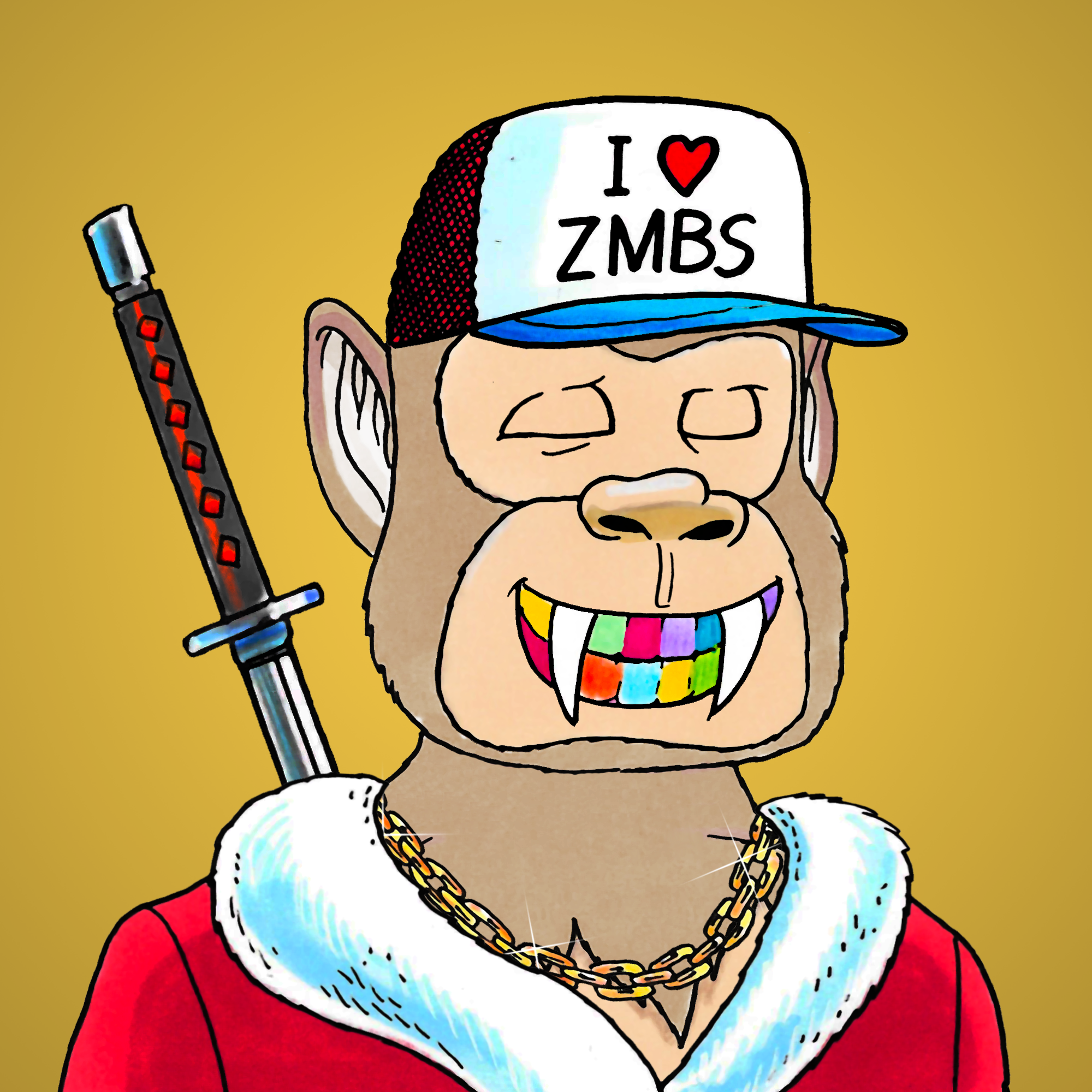 George Trosley - Jungle Freaks - Jungle Freak 8117 - NFT # 8117