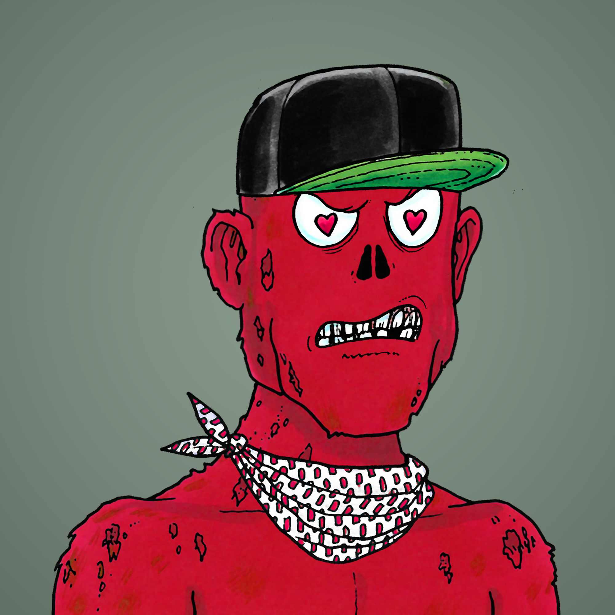 George Trosley - Jungle Freaks - Jungle Freak 8118 - NFT # 8118