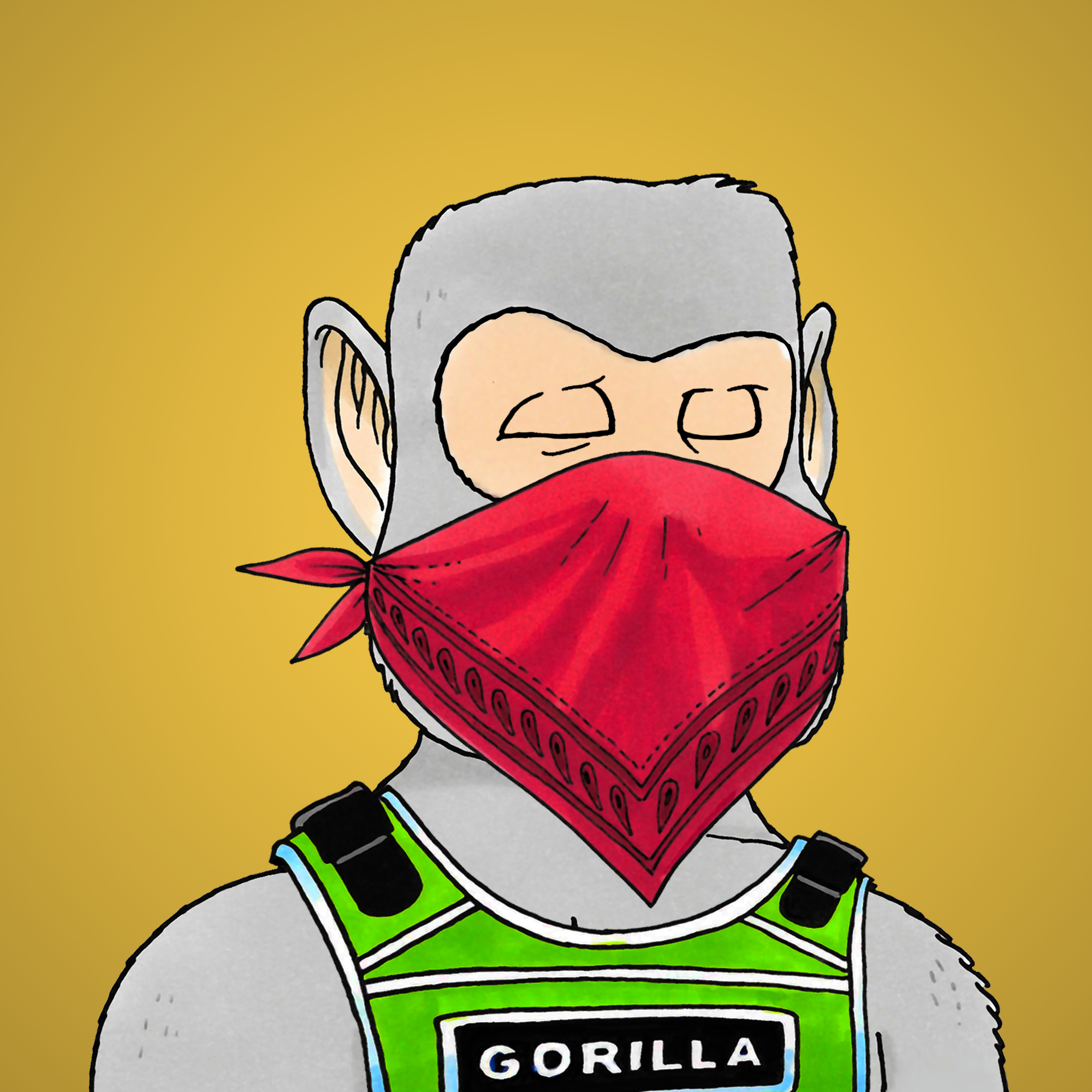 George Trosley - Jungle Freaks - Jungle Freak 8119 - NFT # 8119