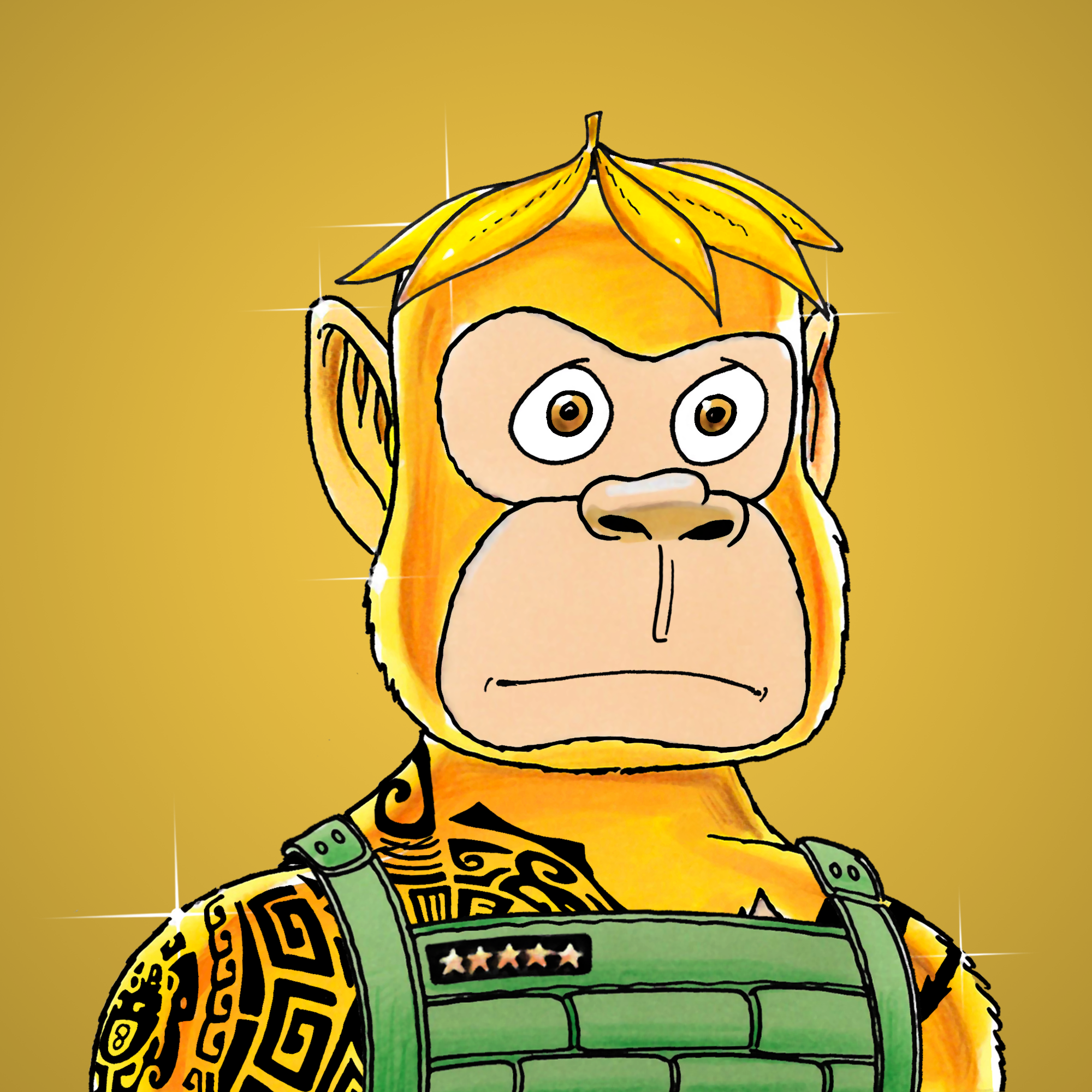 George Trosley - Jungle Freaks - Jungle Freak 8122 - NFT # 8122