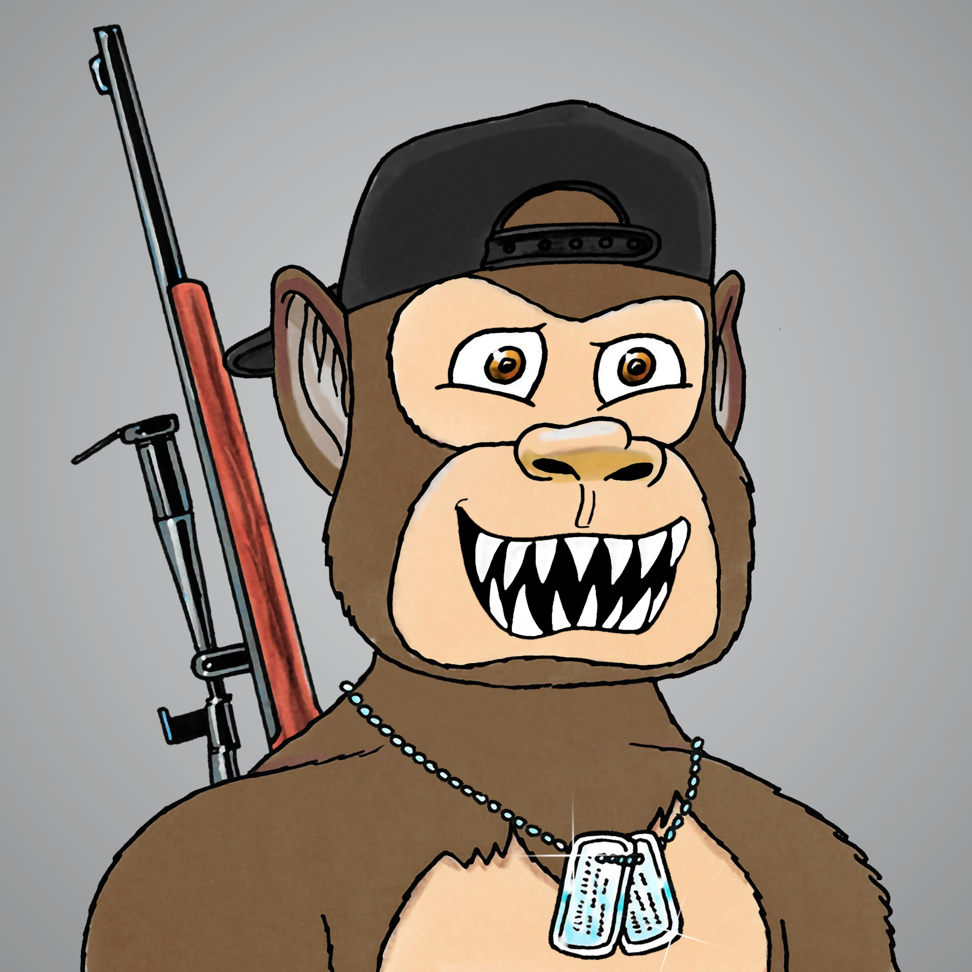 George Trosley - Jungle Freaks - Jungle Freak 8134 - NFT # 8134