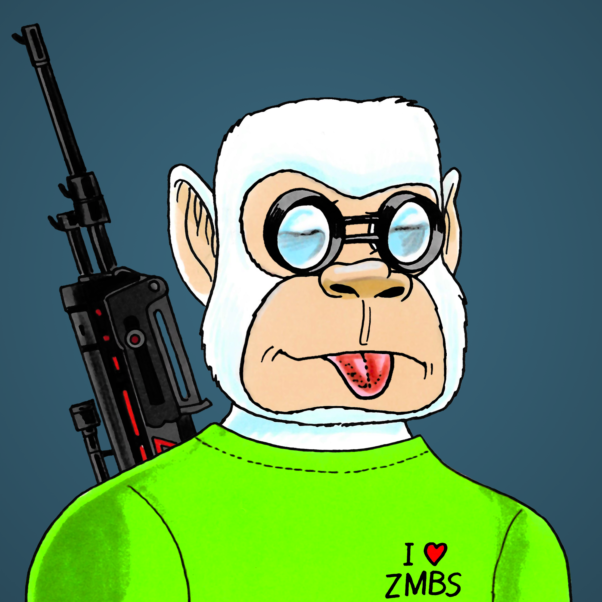 George Trosley - Jungle Freaks - Jungle Freak 8146 - NFT # 8146