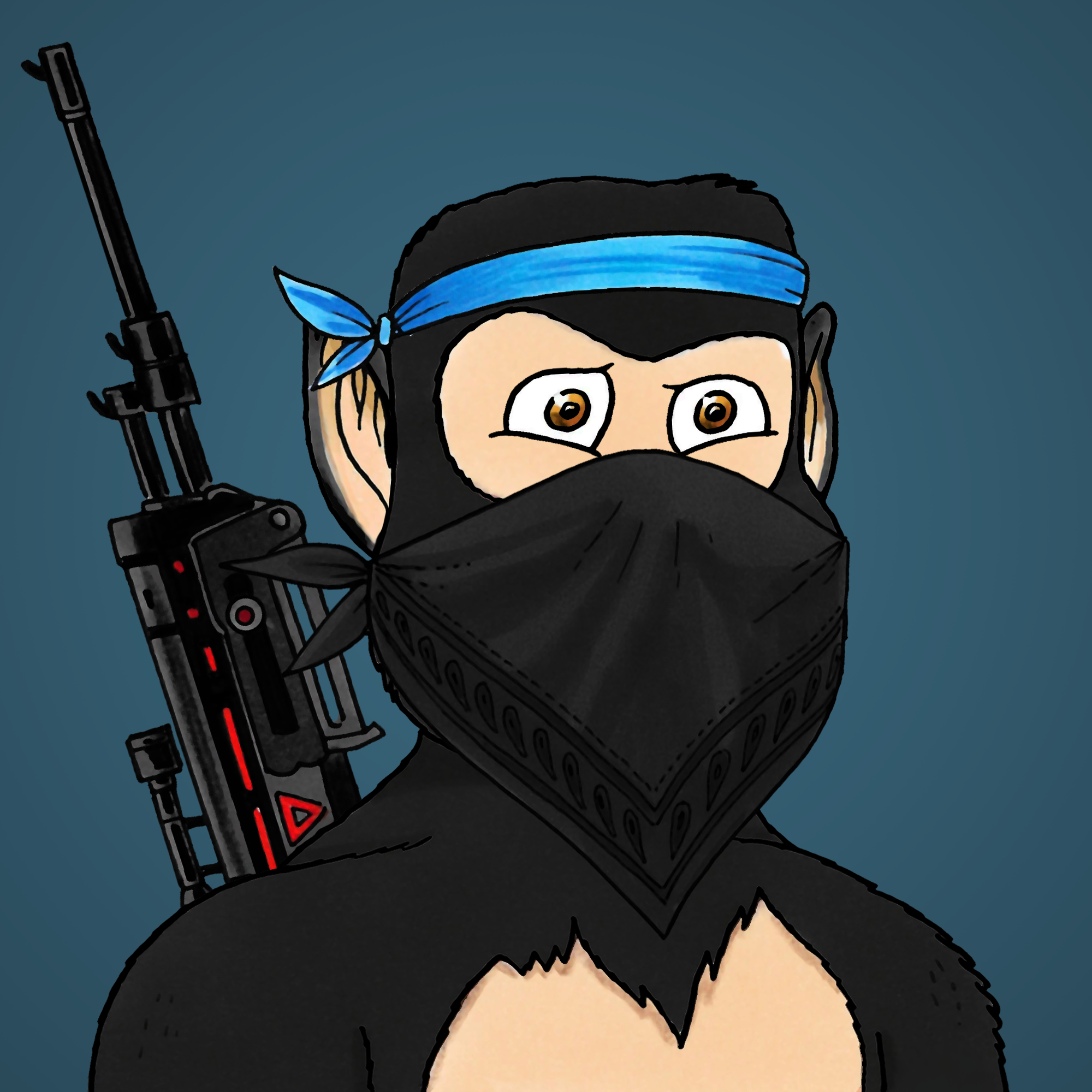 George Trosley - Jungle Freaks - Jungle Freak 8149 - NFT # 8149