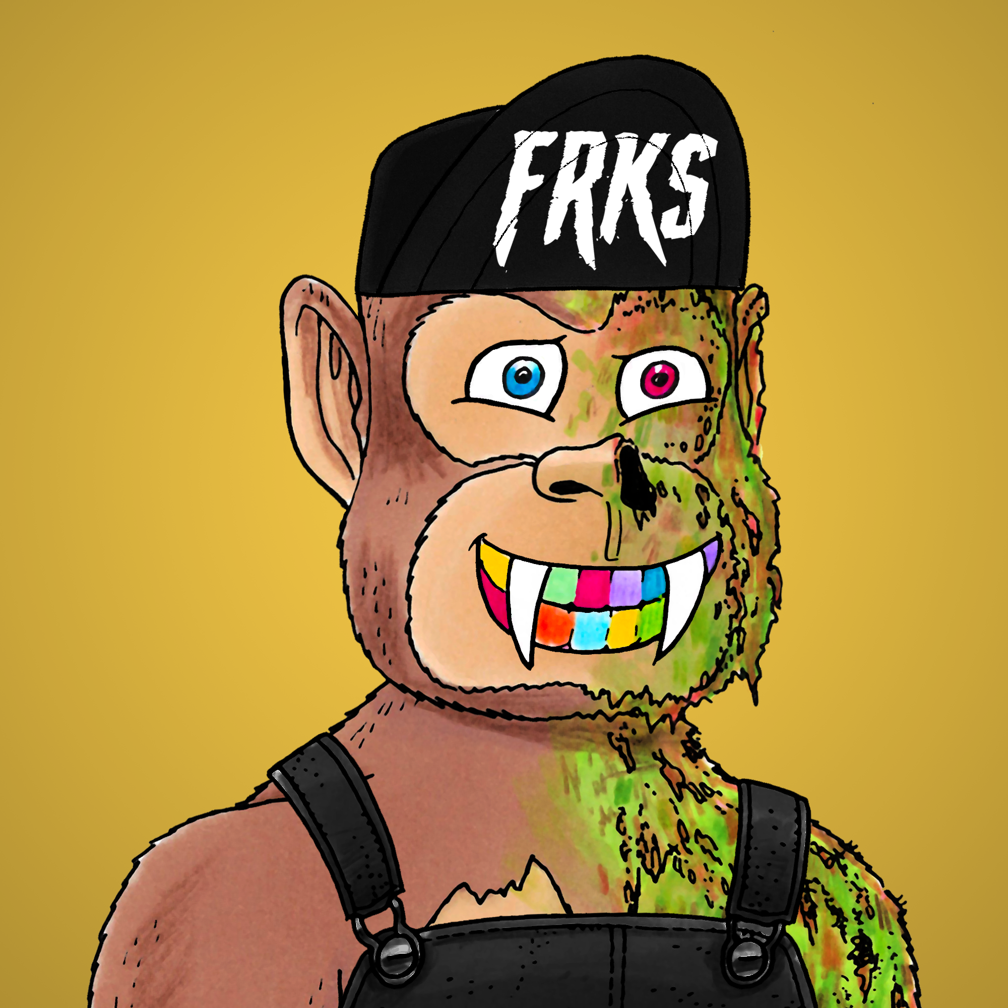 George Trosley - Jungle Freaks - Jungle Freak 8156 - NFT # 8156