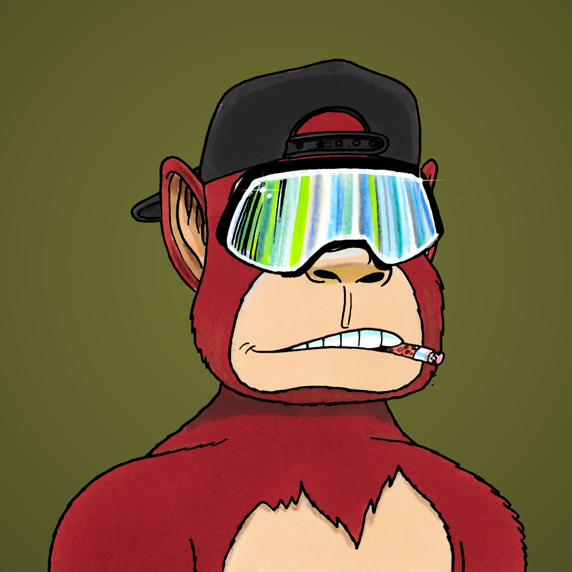 George Trosley - Jungle Freaks - Jungle Freak 8161 - NFT # 8161