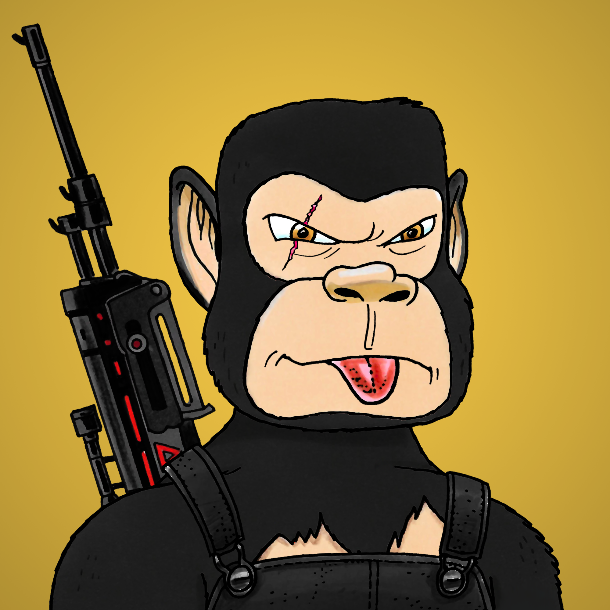 George Trosley - Jungle Freaks - Jungle Freak 8163 - NFT # 8163