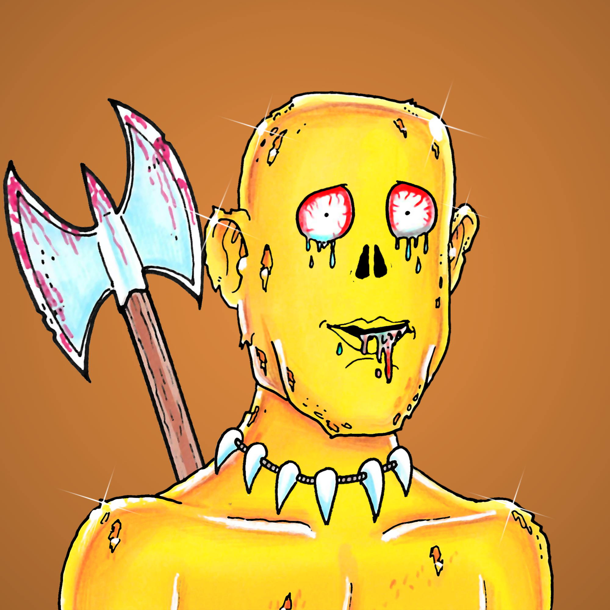 George Trosley - Jungle Freaks - Jungle Freak 8167 - NFT # 8167