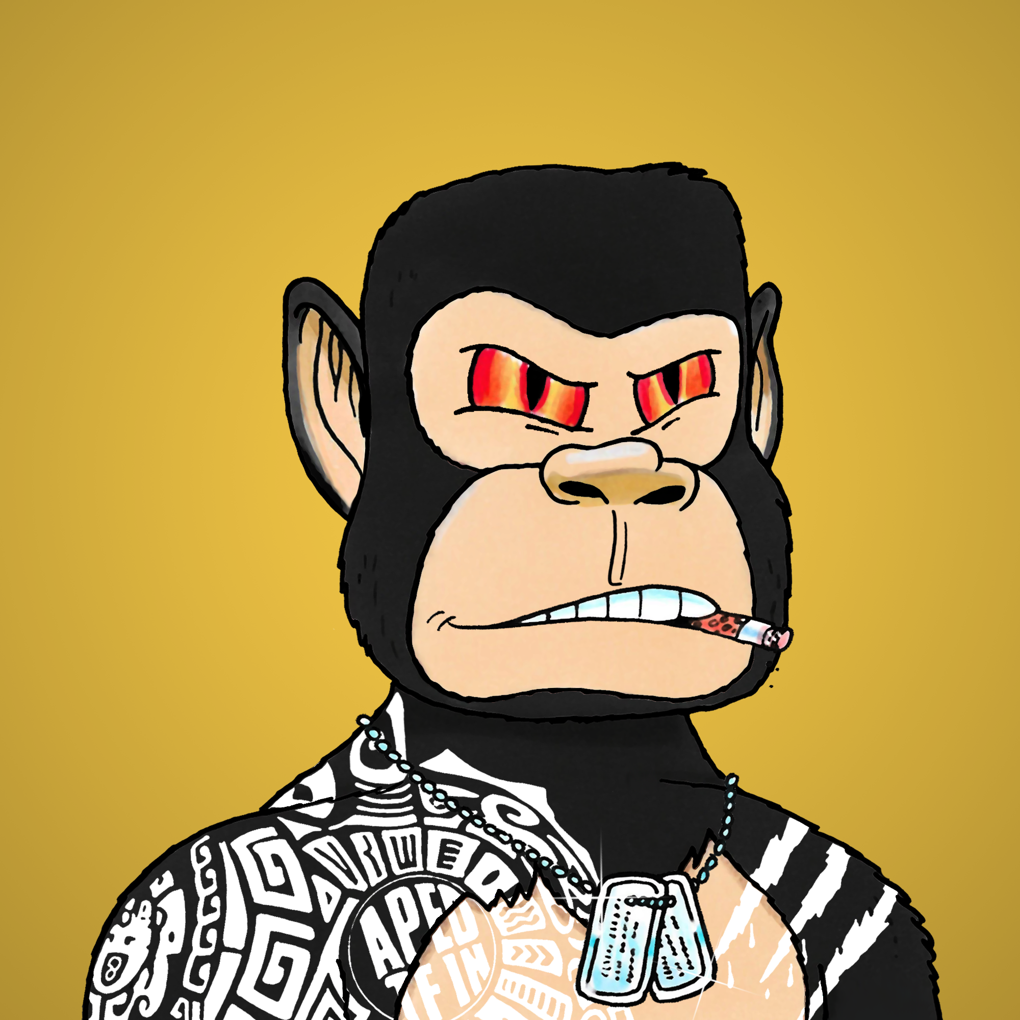 George Trosley - Jungle Freaks - Jungle Freak 8168 - NFT # 8168