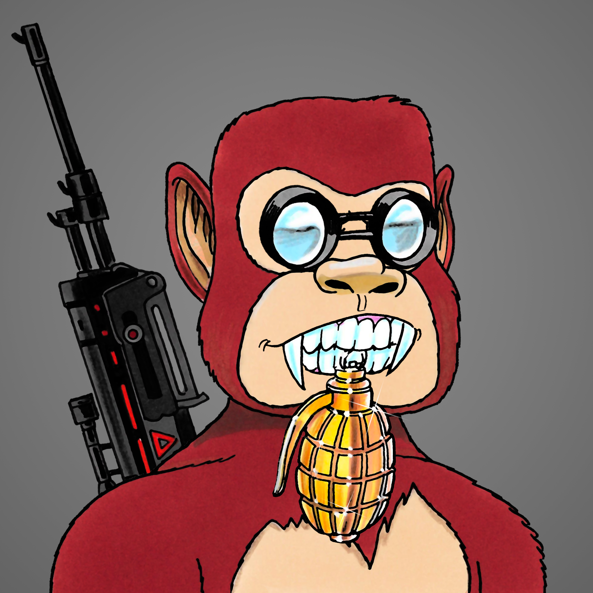 George Trosley - Jungle Freaks - Jungle Freak 8188 - NFT # 8188