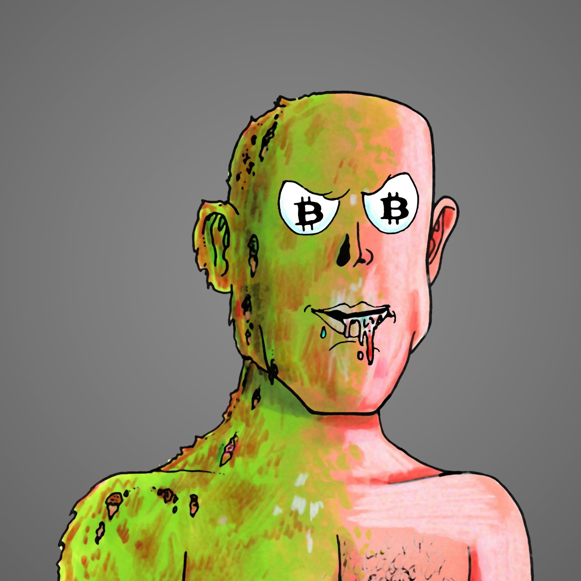 George Trosley - Jungle Freaks - Jungle Freak 8195 - NFT # 8195