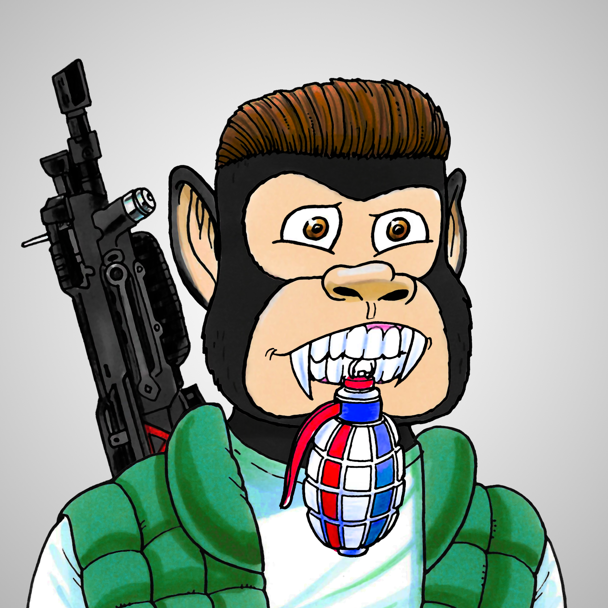 George Trosley - Jungle Freaks - Jungle Freak 8198 - NFT # 8198