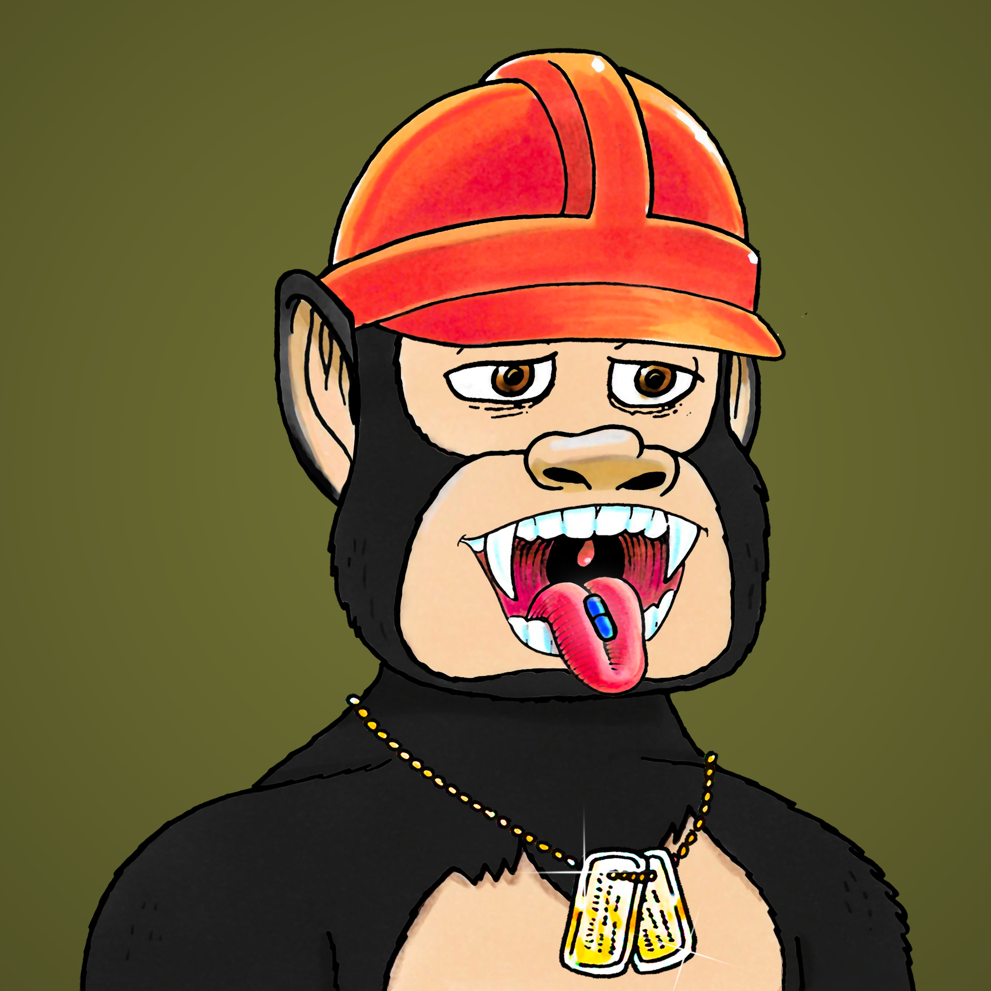 George Trosley - Jungle Freaks - Jungle Freak 82 - NFT # 82