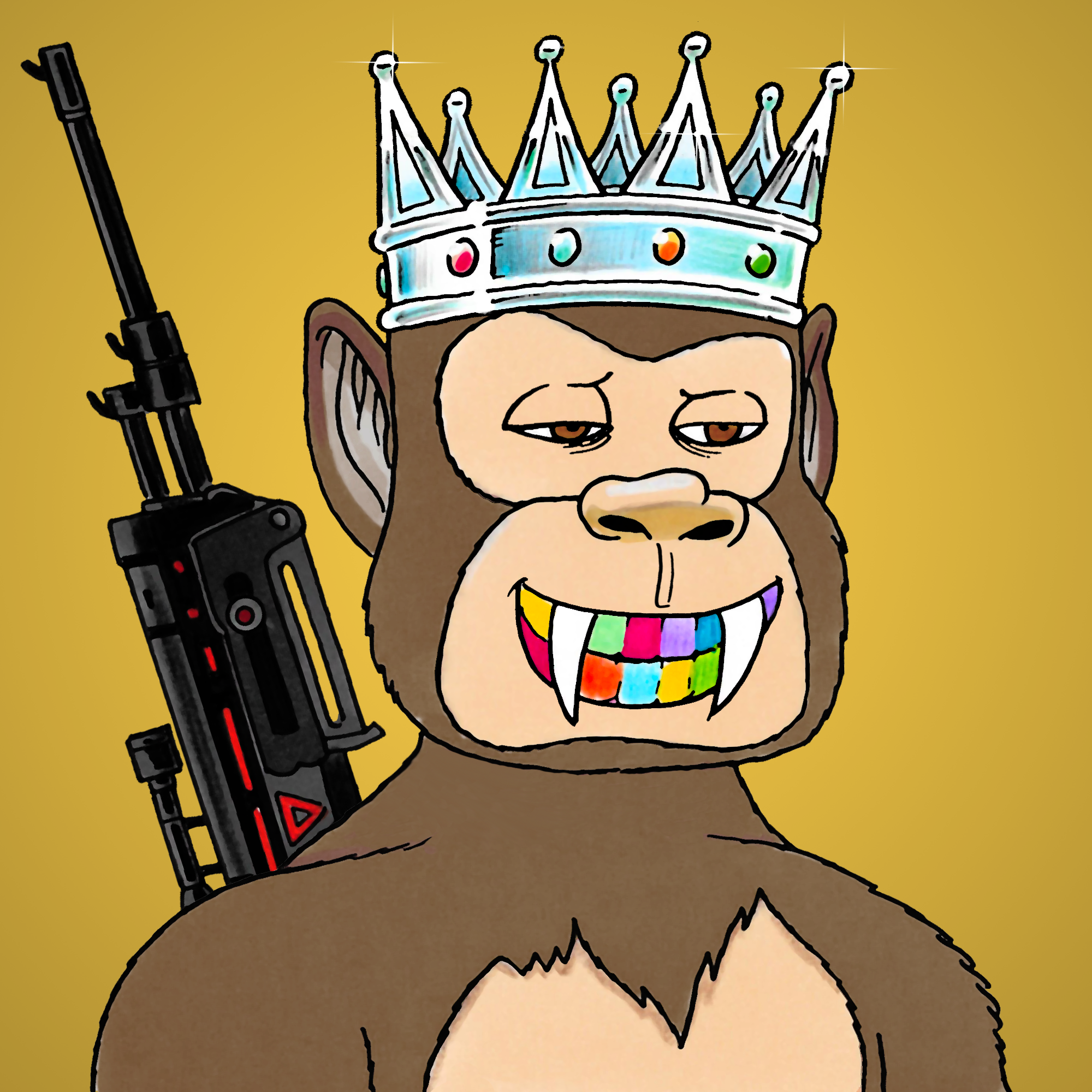 George Trosley - Jungle Freaks - Jungle Freak 8204 - NFT # 8204