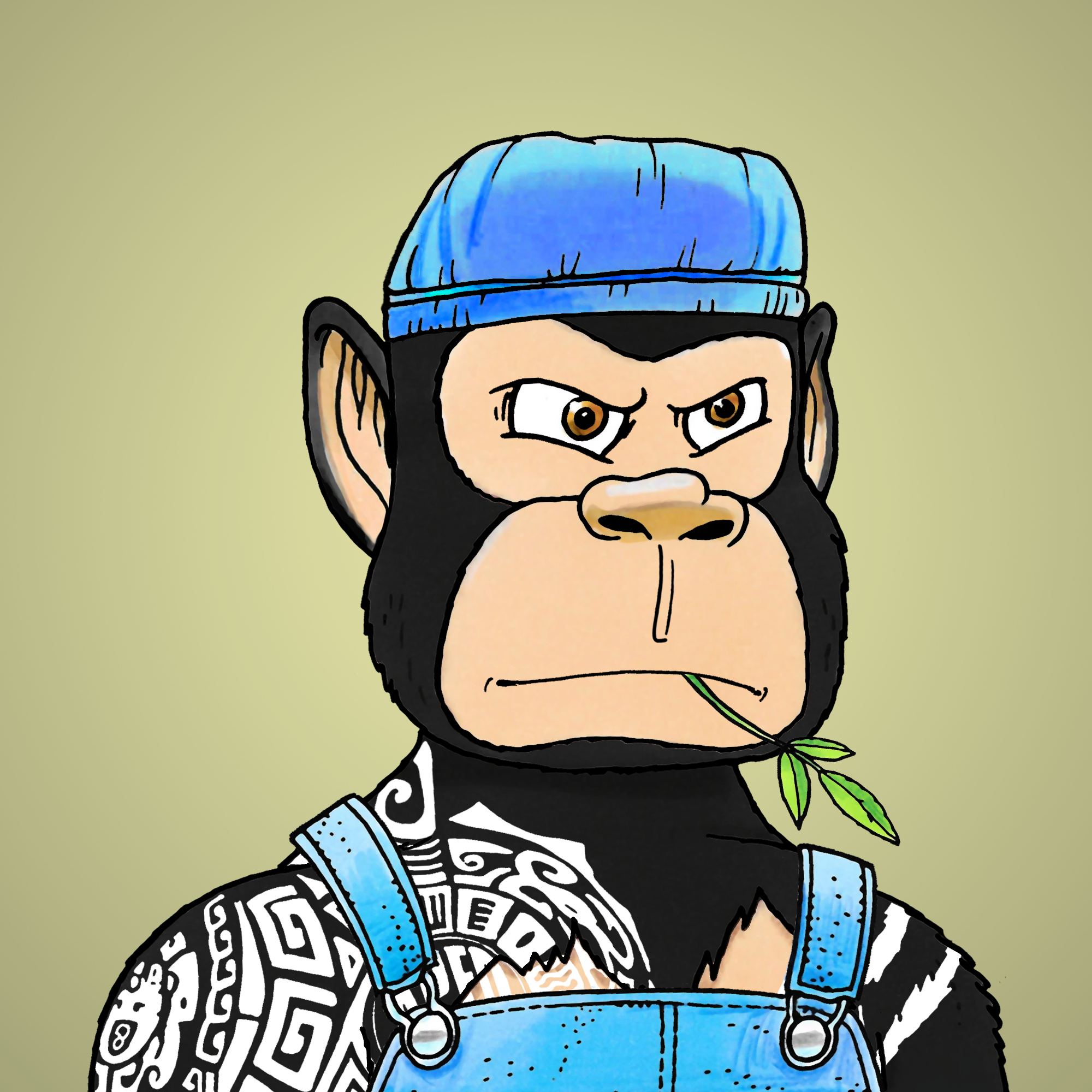 George Trosley - Jungle Freaks - Jungle Freak 821 - NFT # 821