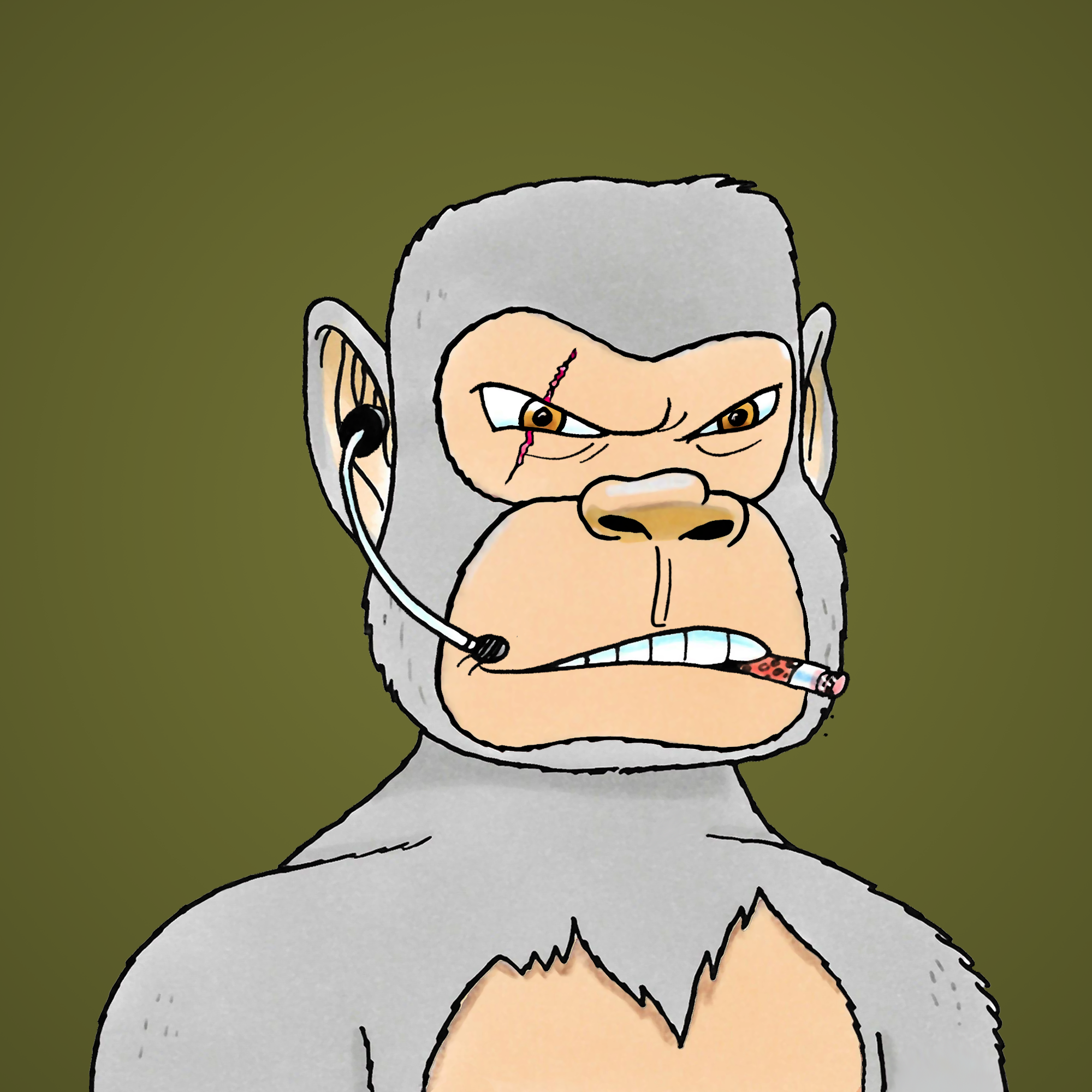 George Trosley - Jungle Freaks - Jungle Freak 8211 - NFT # 8211