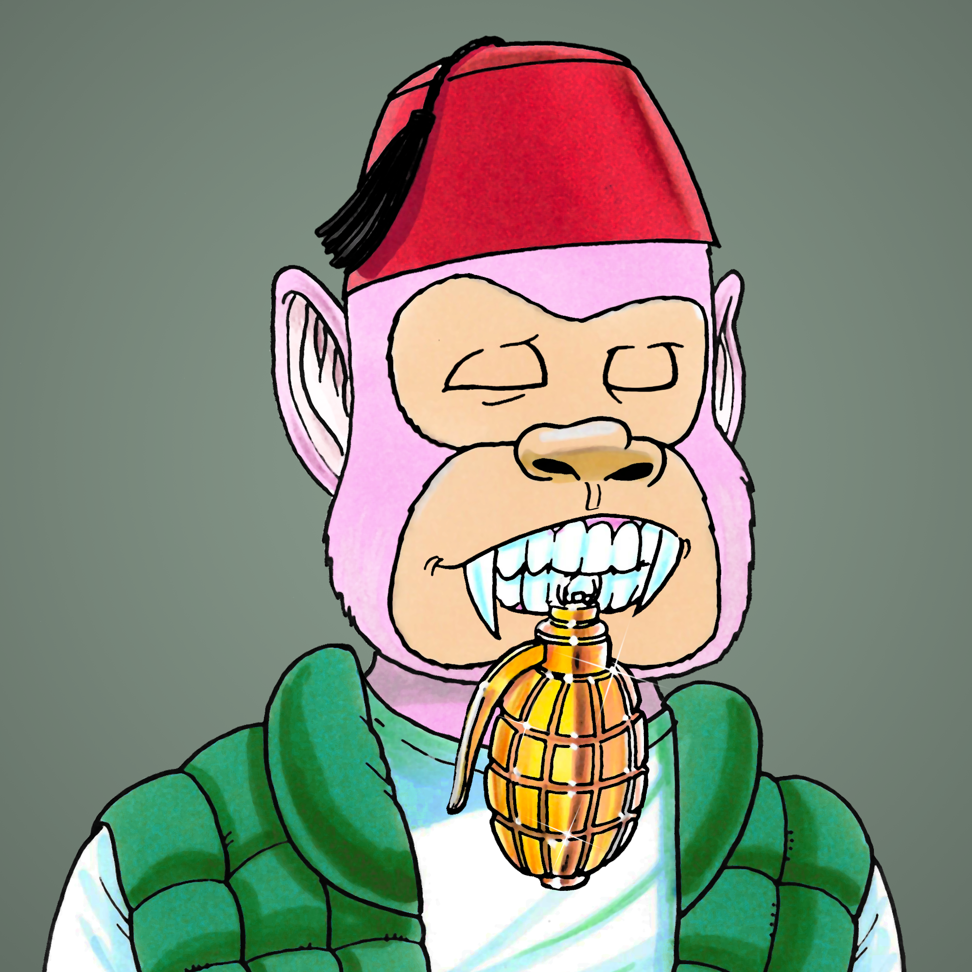 George Trosley - Jungle Freaks - Jungle Freak 8212 - NFT # 8212