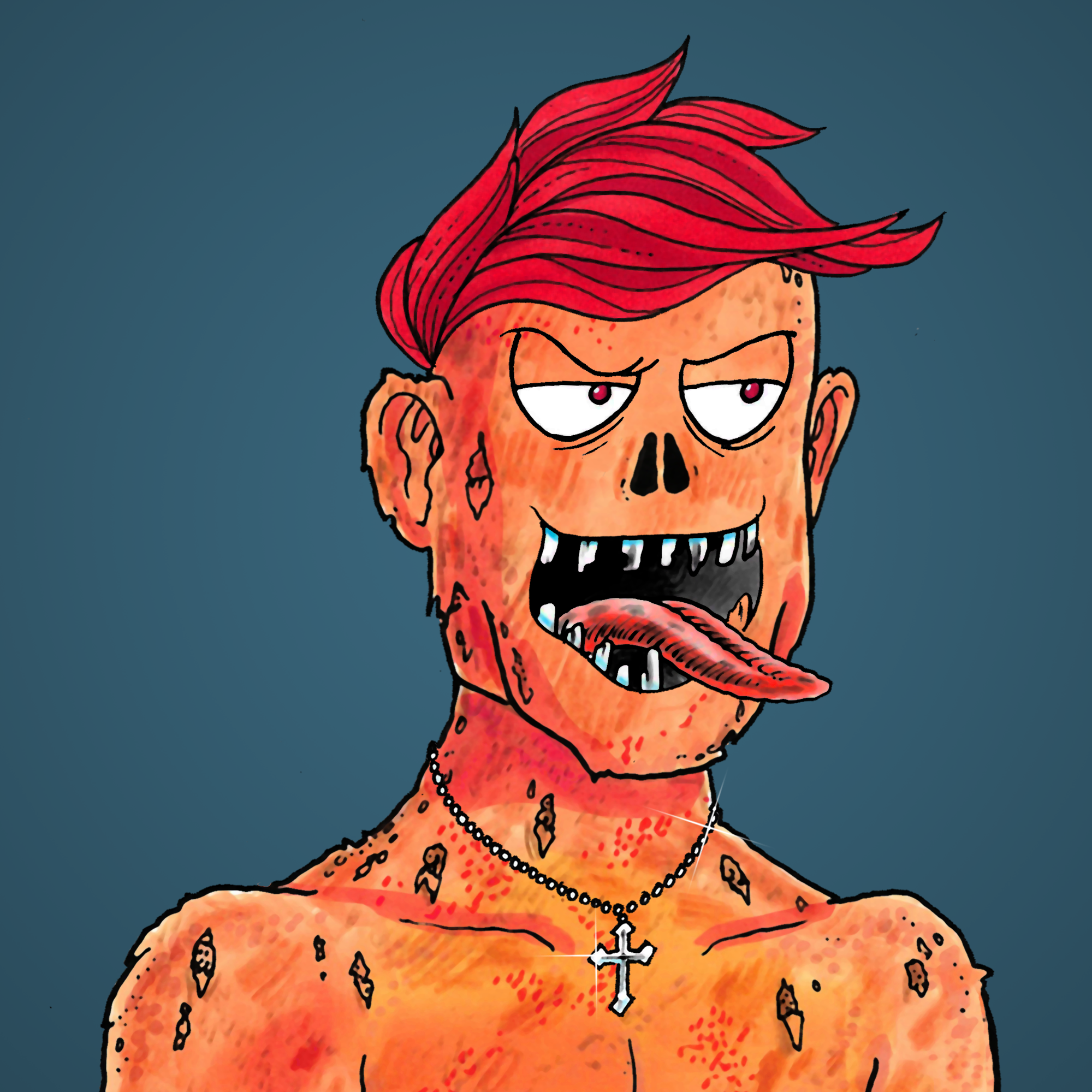 George Trosley - Jungle Freaks - Jungle Freak 8215 - NFT # 8215