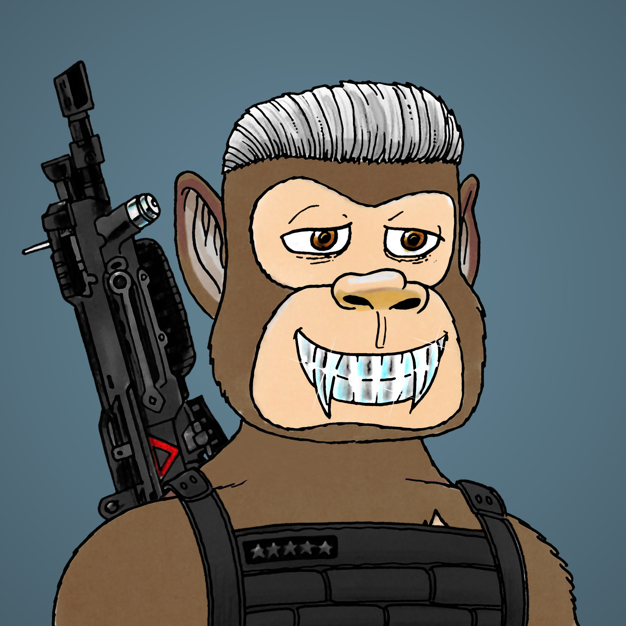 George Trosley - Jungle Freaks - Jungle Freak 8223 - NFT # 8223