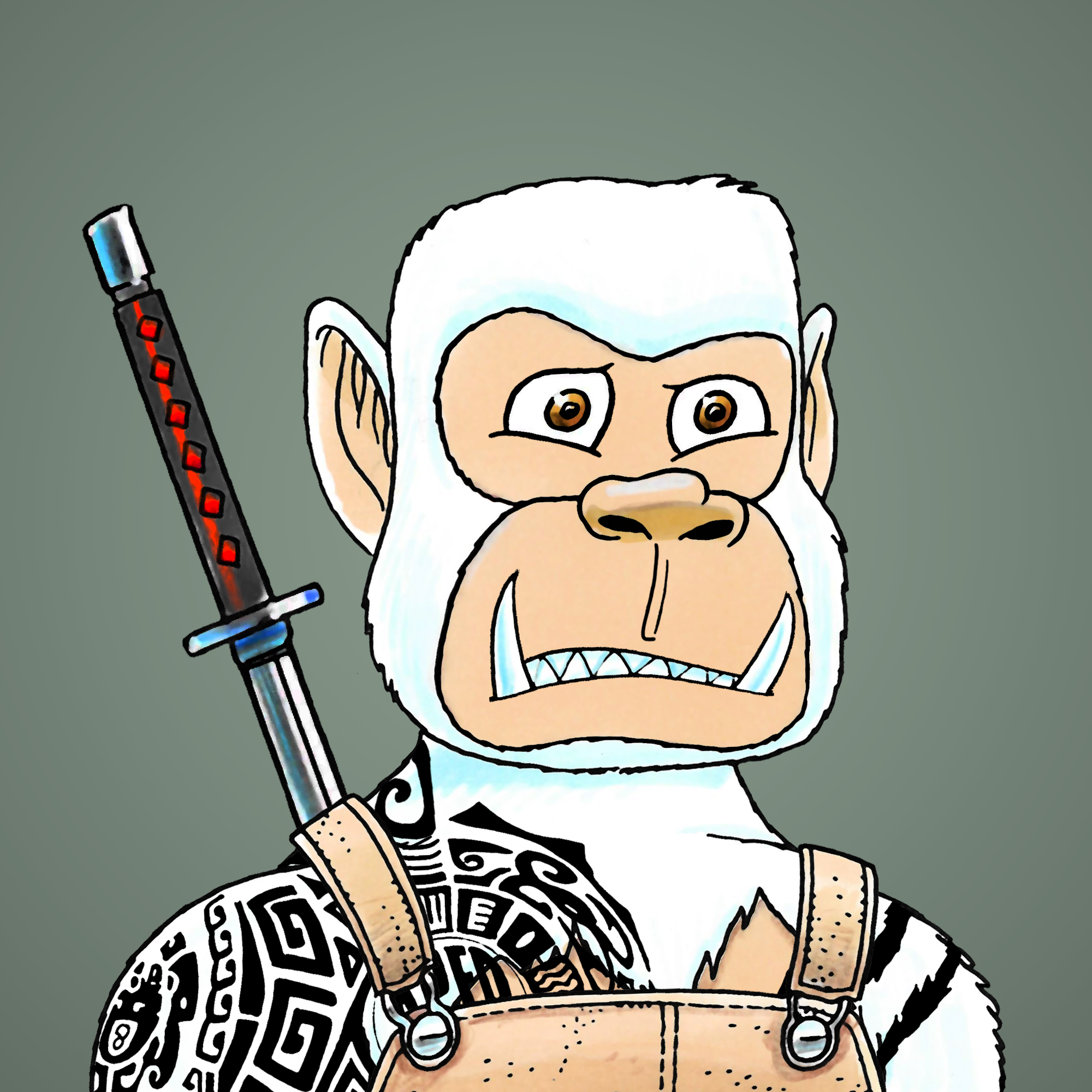 George Trosley - Jungle Freaks - Jungle Freak 8226 - NFT # 8226