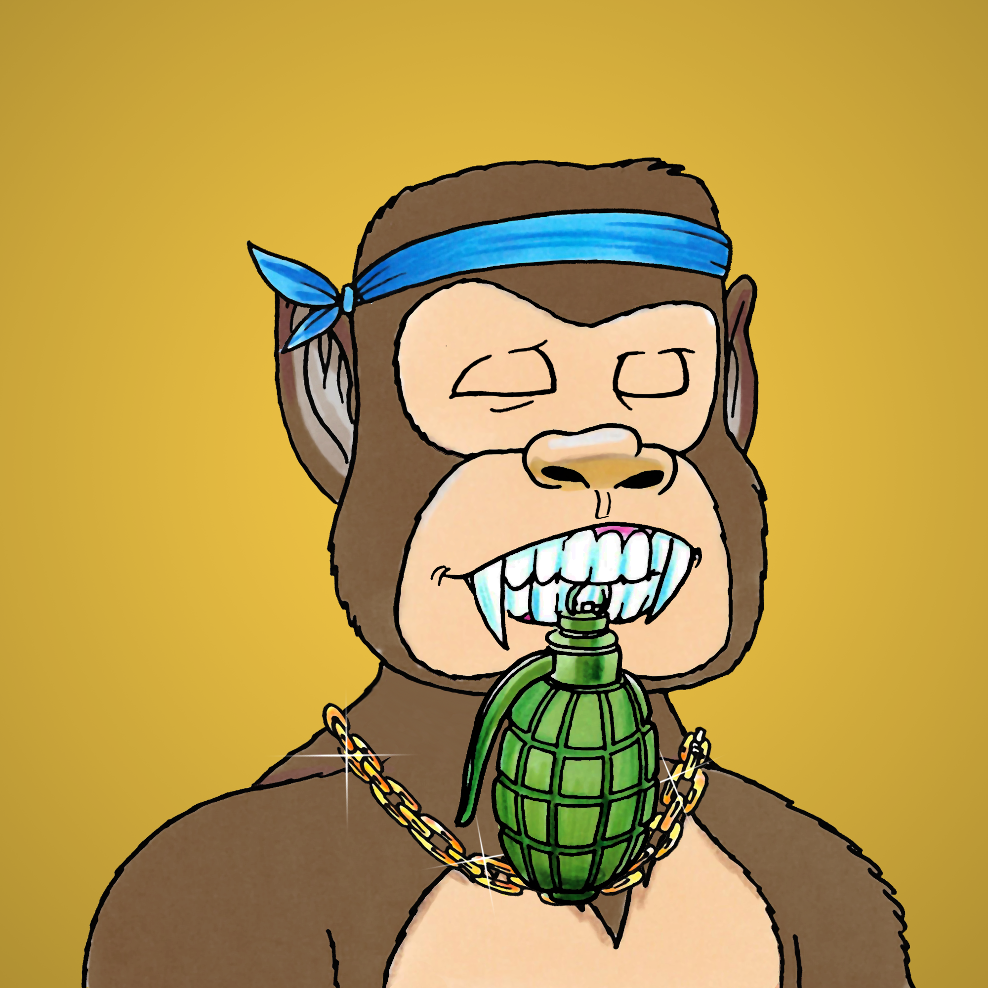 George Trosley - Jungle Freaks - Jungle Freak 8230 - NFT # 8230