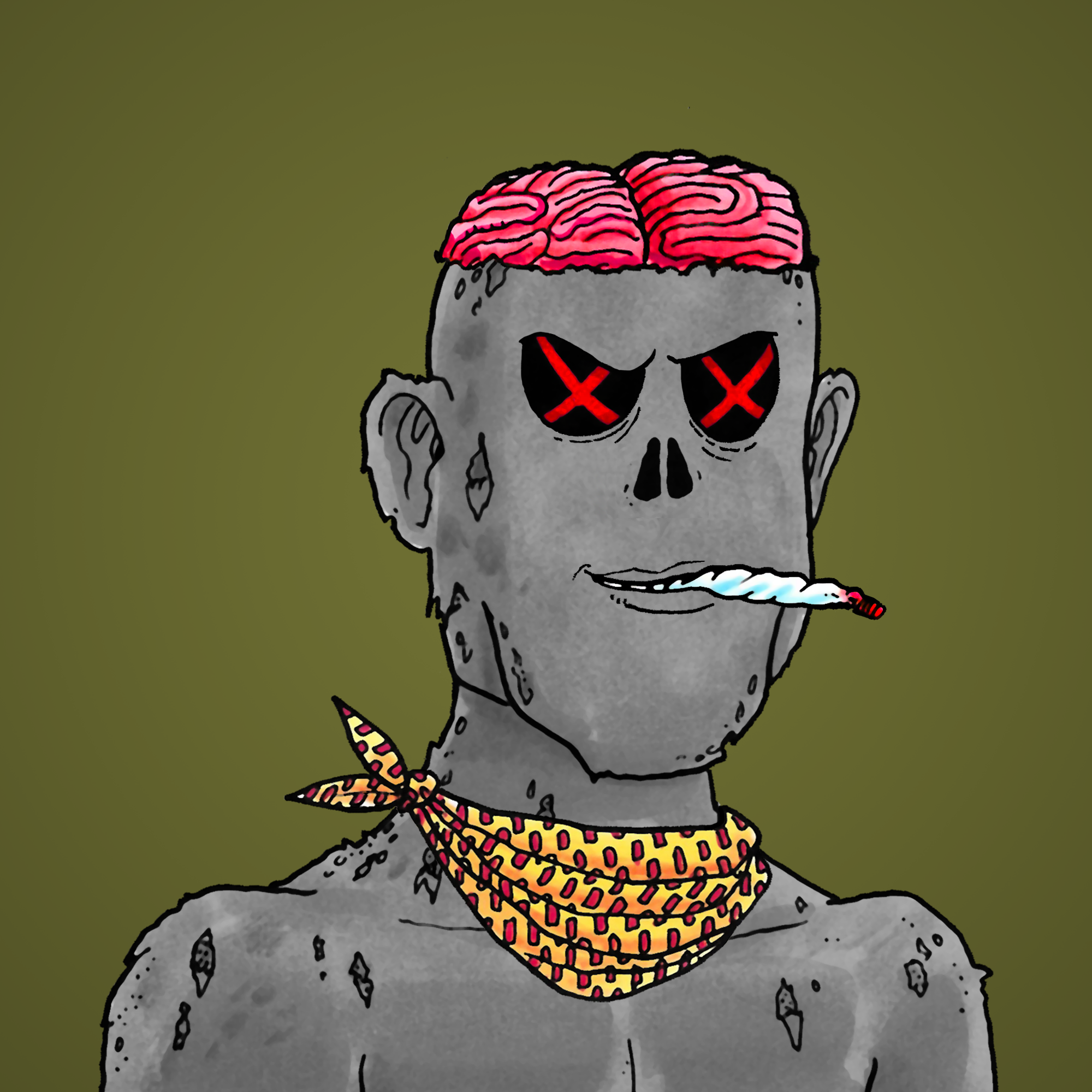 George Trosley - Jungle Freaks - Jungle Freak 8248 - NFT # 8248