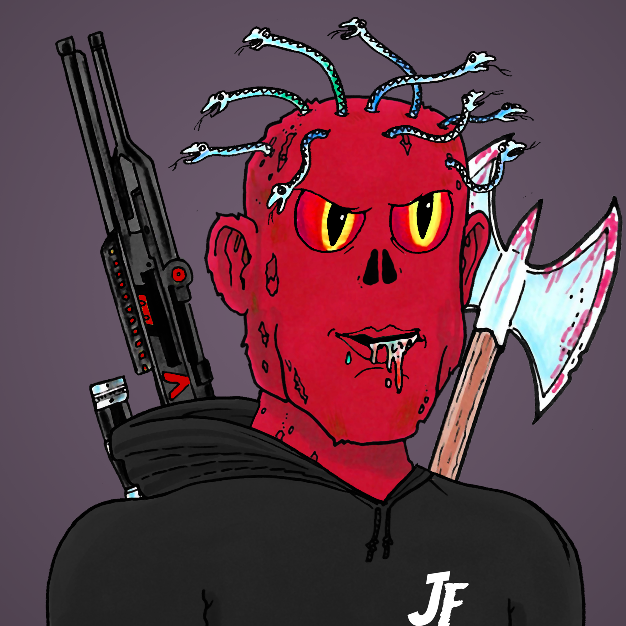 George Trosley - Jungle Freaks - Jungle Freak 825 - NFT # 825