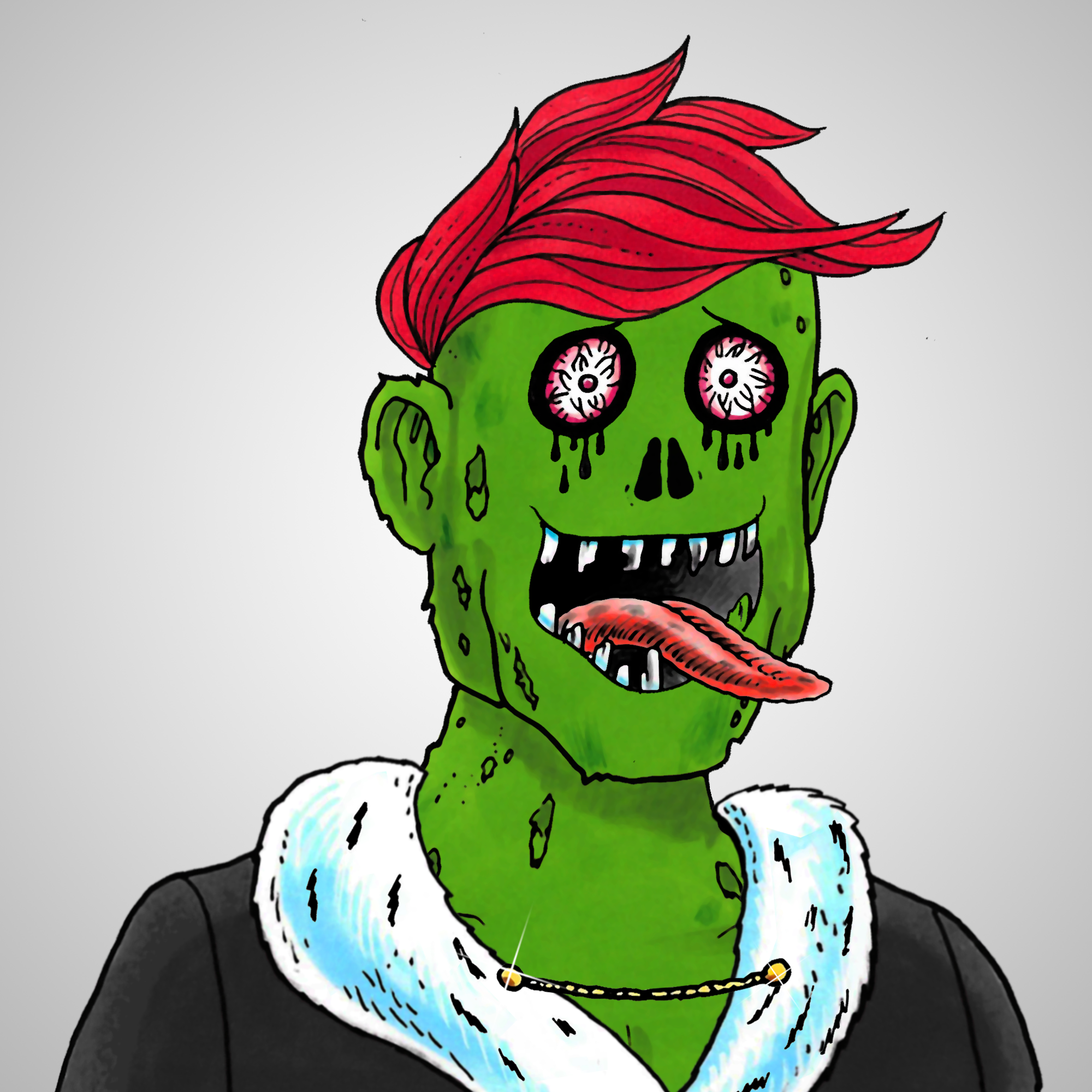 George Trosley - Jungle Freaks - Jungle Freak 8252 - NFT # 8252