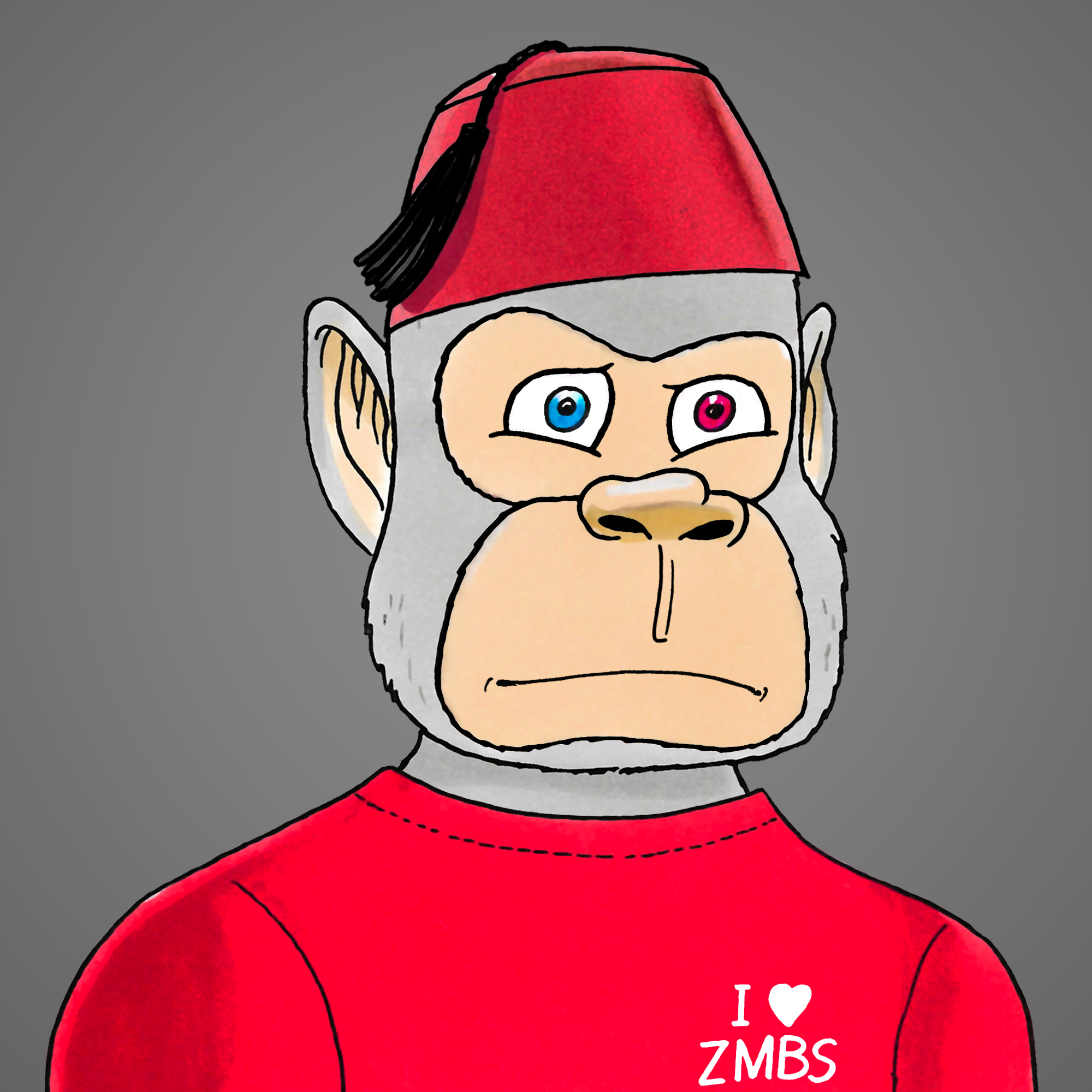 George Trosley - Jungle Freaks - Jungle Freak 8268 - NFT # 8268