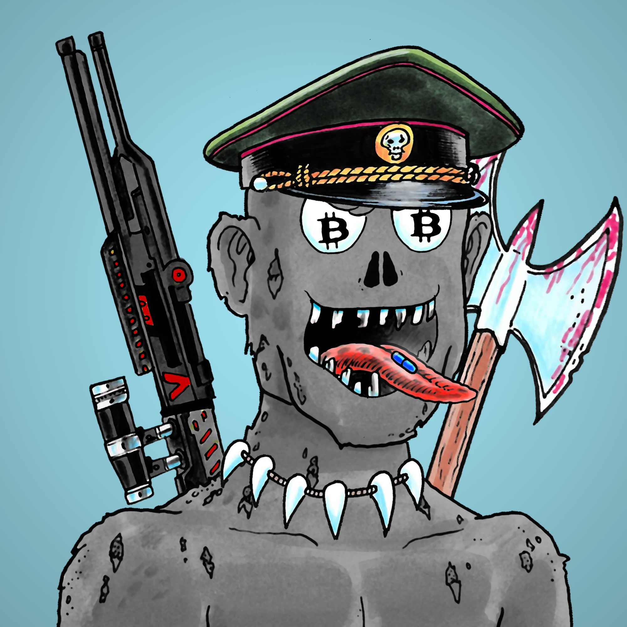 George Trosley - Jungle Freaks - Jungle Freak 8275 - NFT # 8275