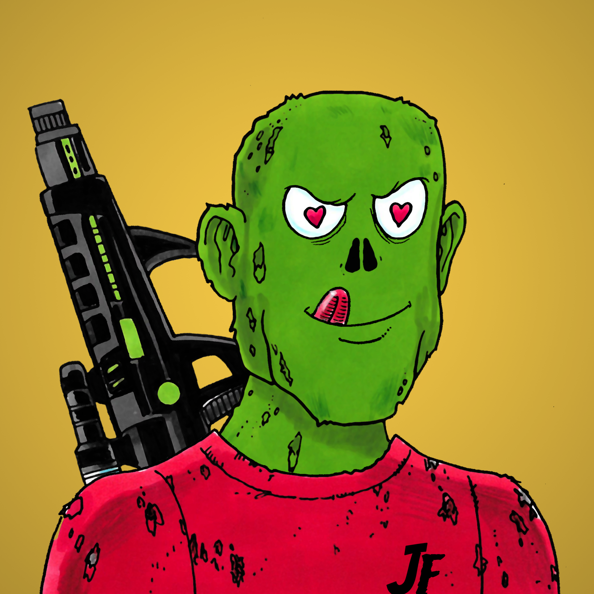 George Trosley - Jungle Freaks - Jungle Freak 8291 - NFT # 8291