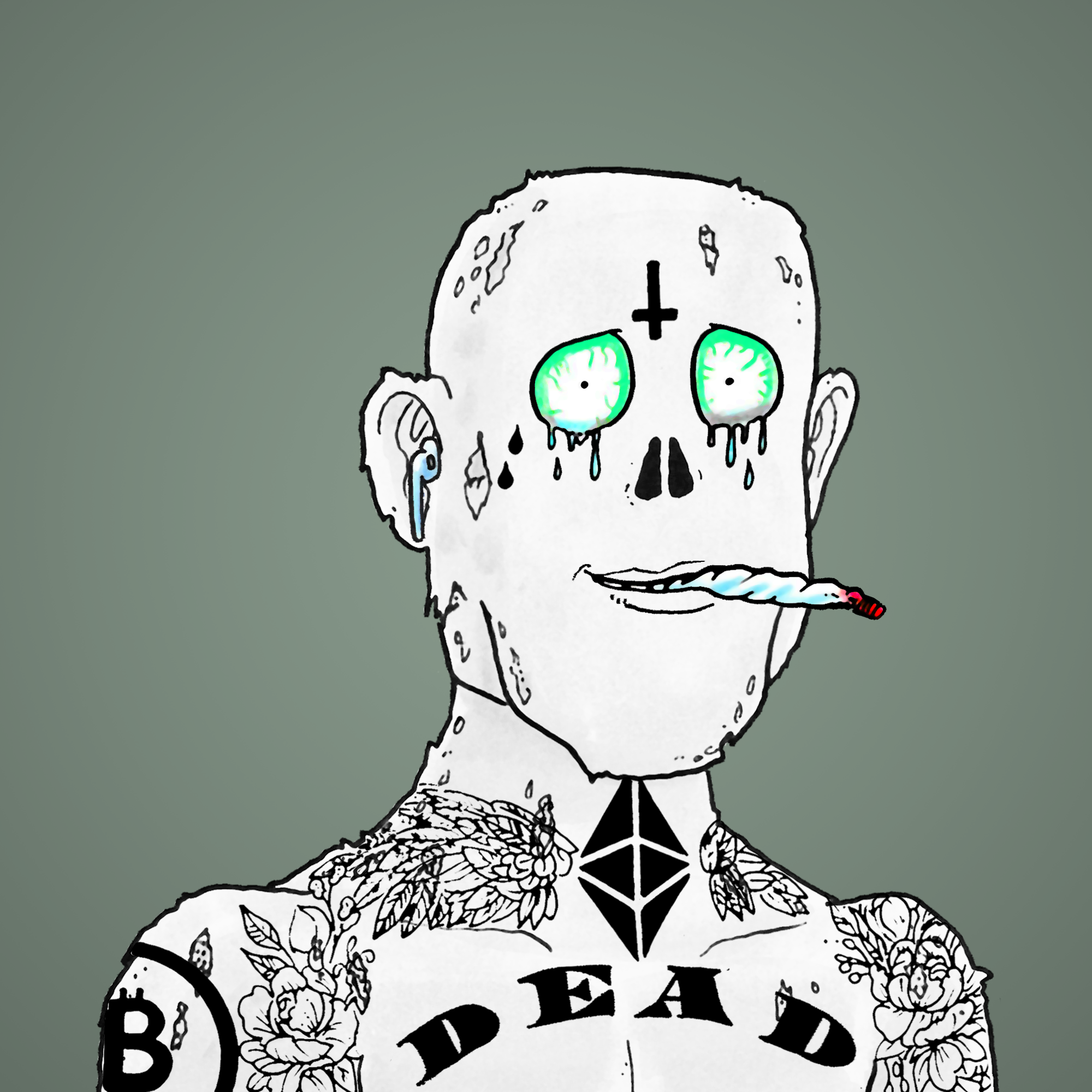 George Trosley - Jungle Freaks - Jungle Freak 8292 - NFT # 8292