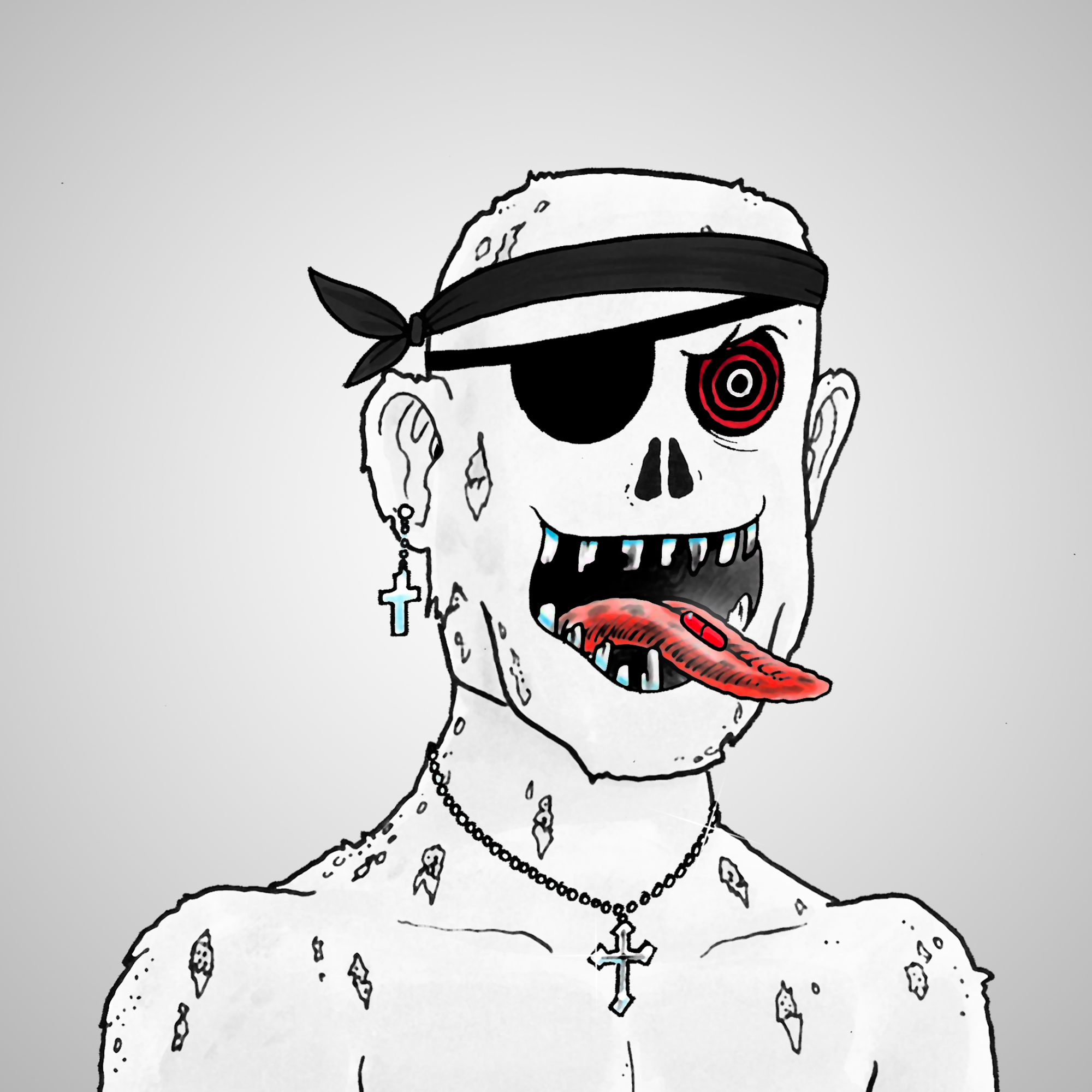 George Trosley - Jungle Freaks - Jungle Freak 8294 - NFT # 8294