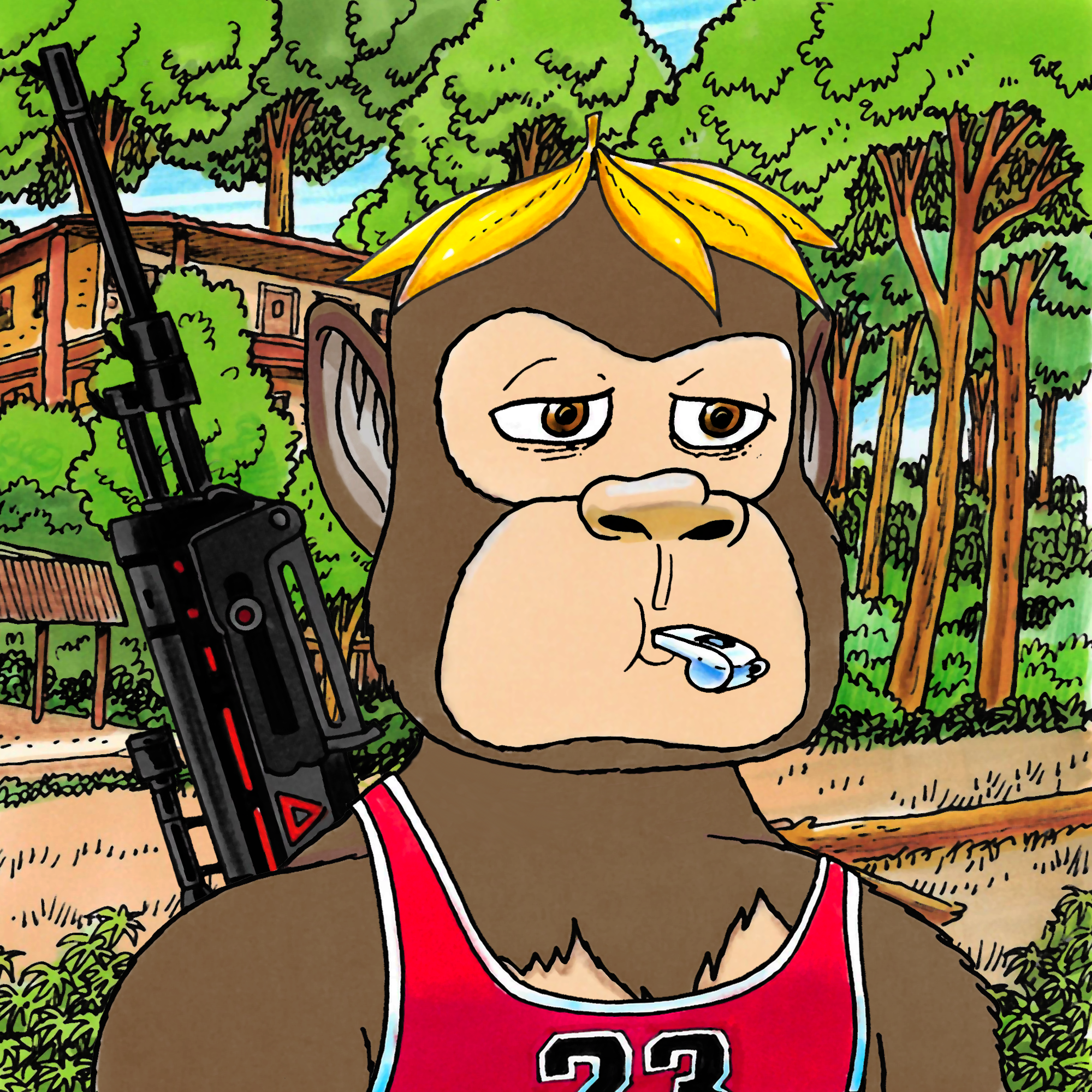 George Trosley - Jungle Freaks - Jungle Freak 8301 - NFT # 8301