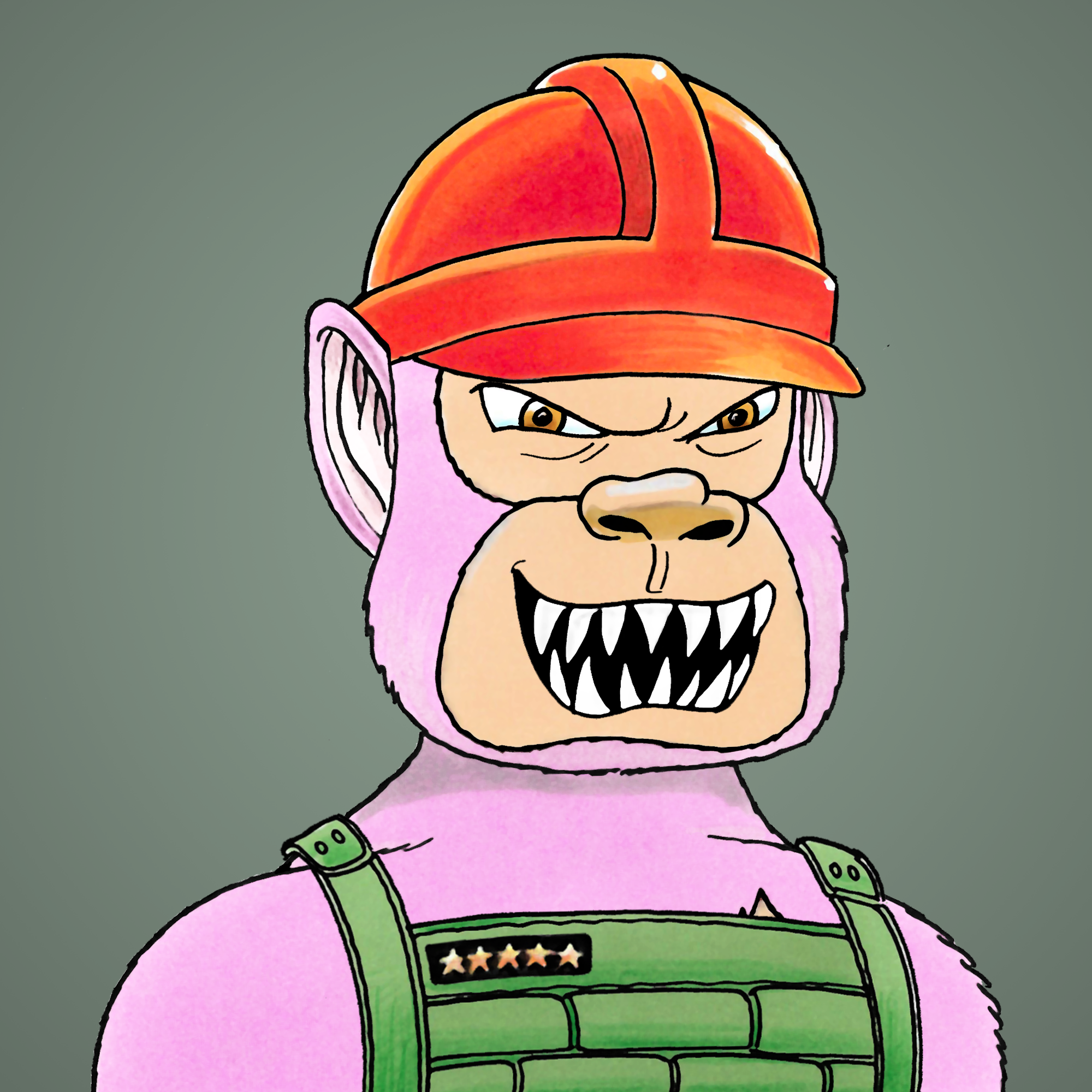 George Trosley - Jungle Freaks - Jungle Freak 8305 - NFT # 8305