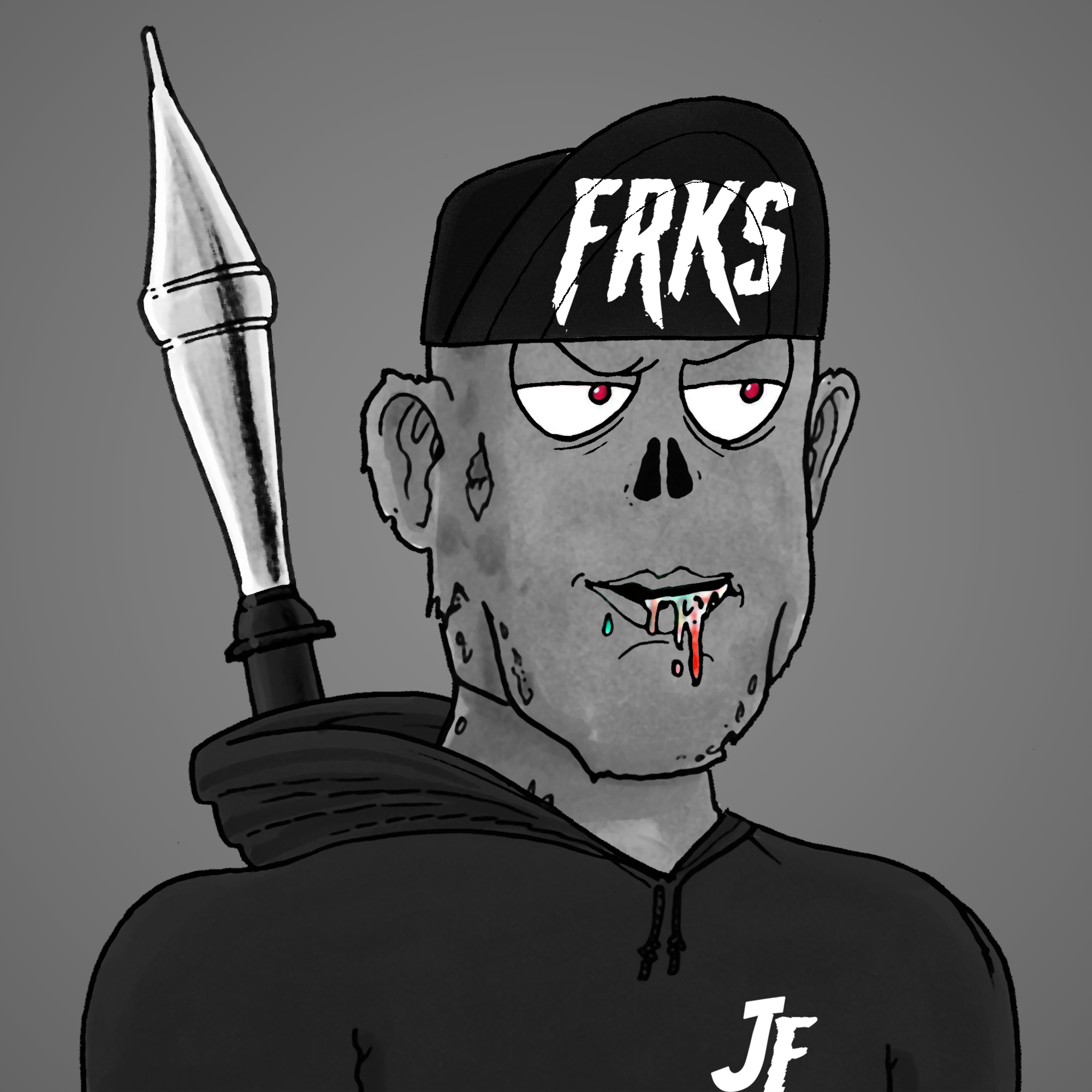 George Trosley - Jungle Freaks - Jungle Freak 8308 - NFT # 8308