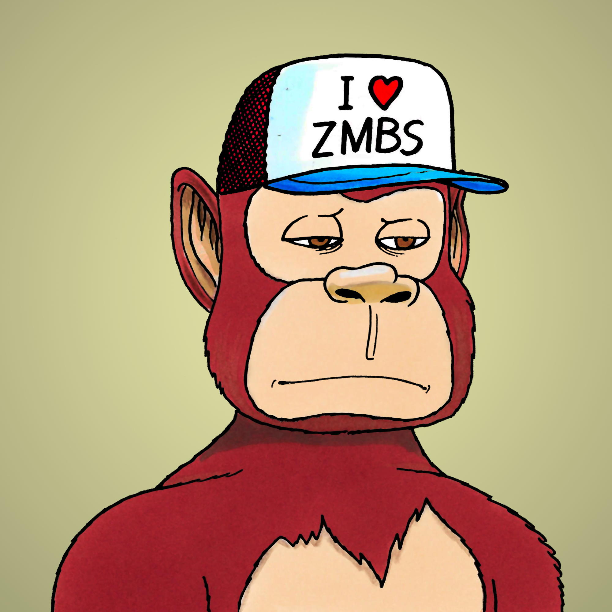 George Trosley - Jungle Freaks - Jungle Freak 8316 - NFT # 8316