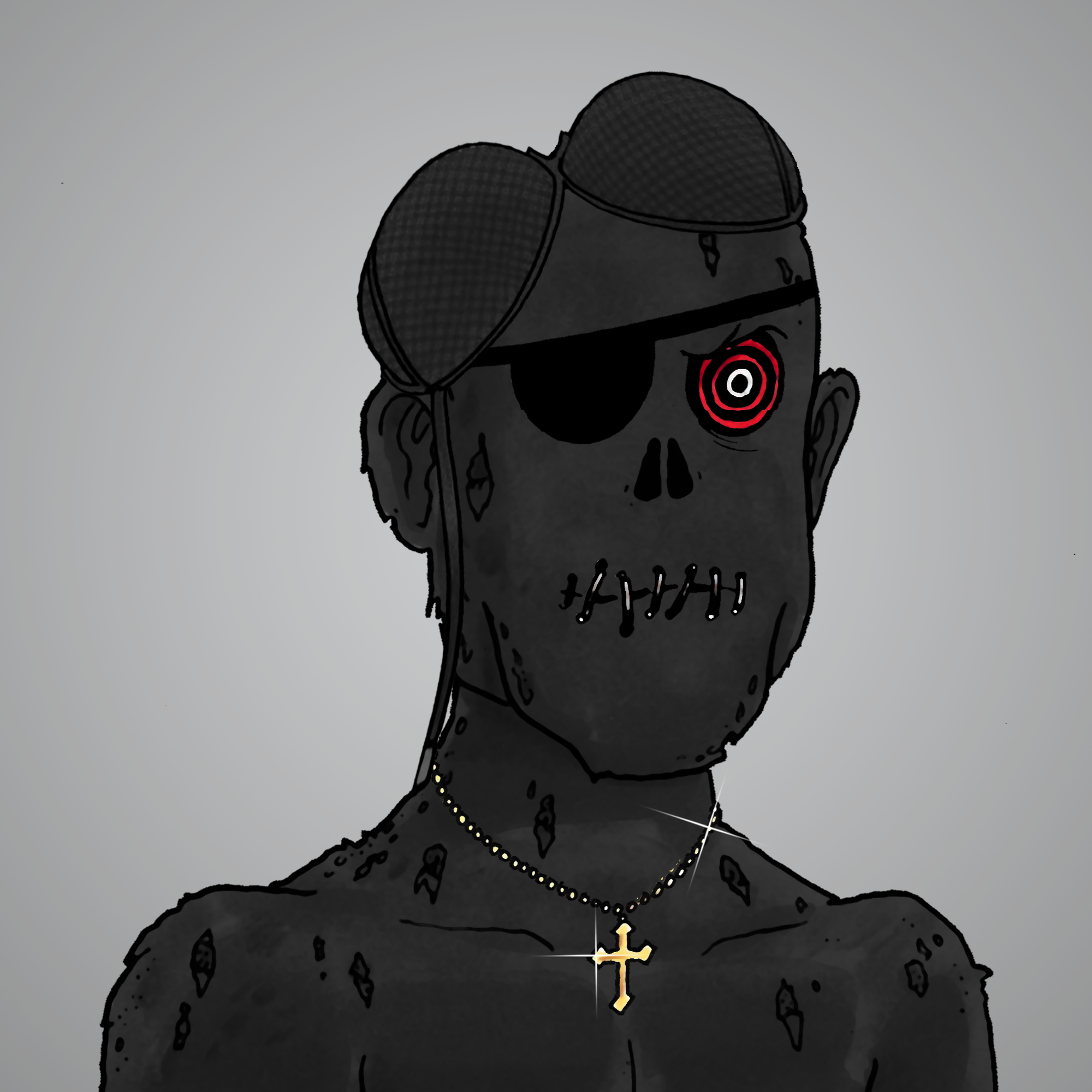 George Trosley - Jungle Freaks - Jungle Freak 832 - NFT # 832