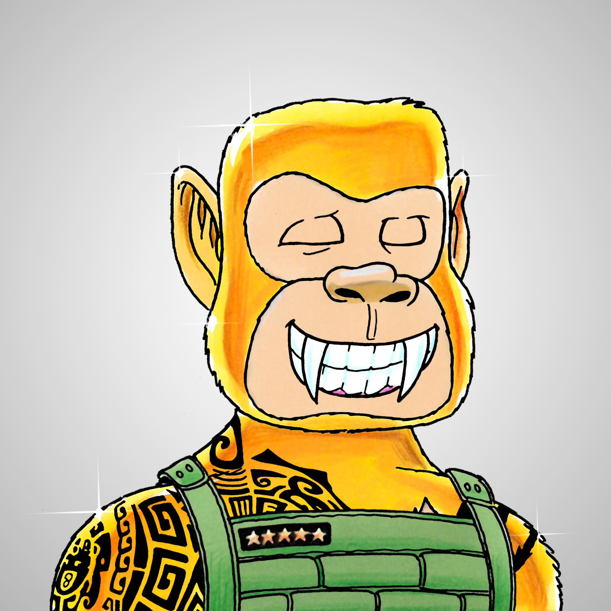 George Trosley - Jungle Freaks - Jungle Freak 8321 - NFT # 8321