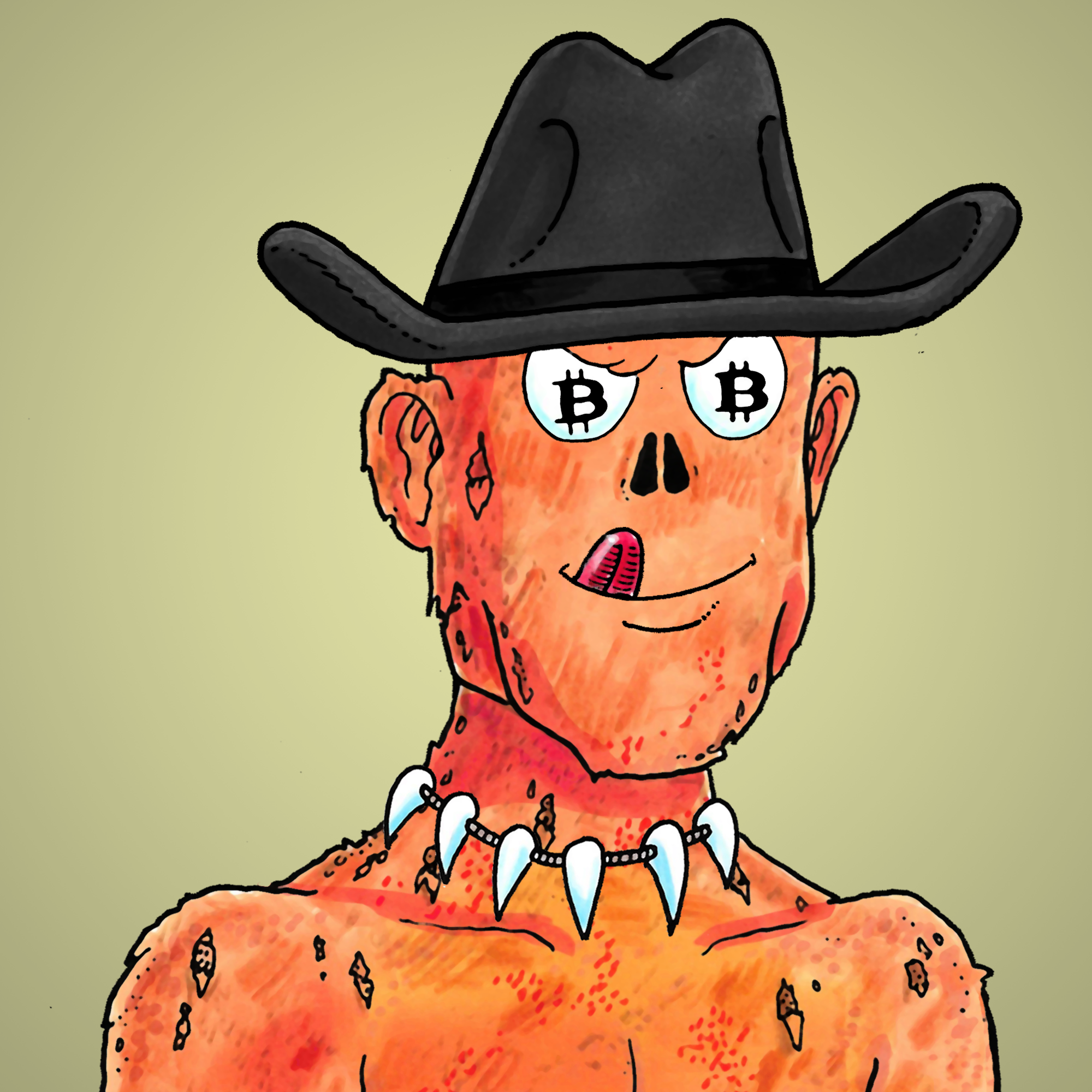 George Trosley - Jungle Freaks - Jungle Freak 8328 - NFT # 8328