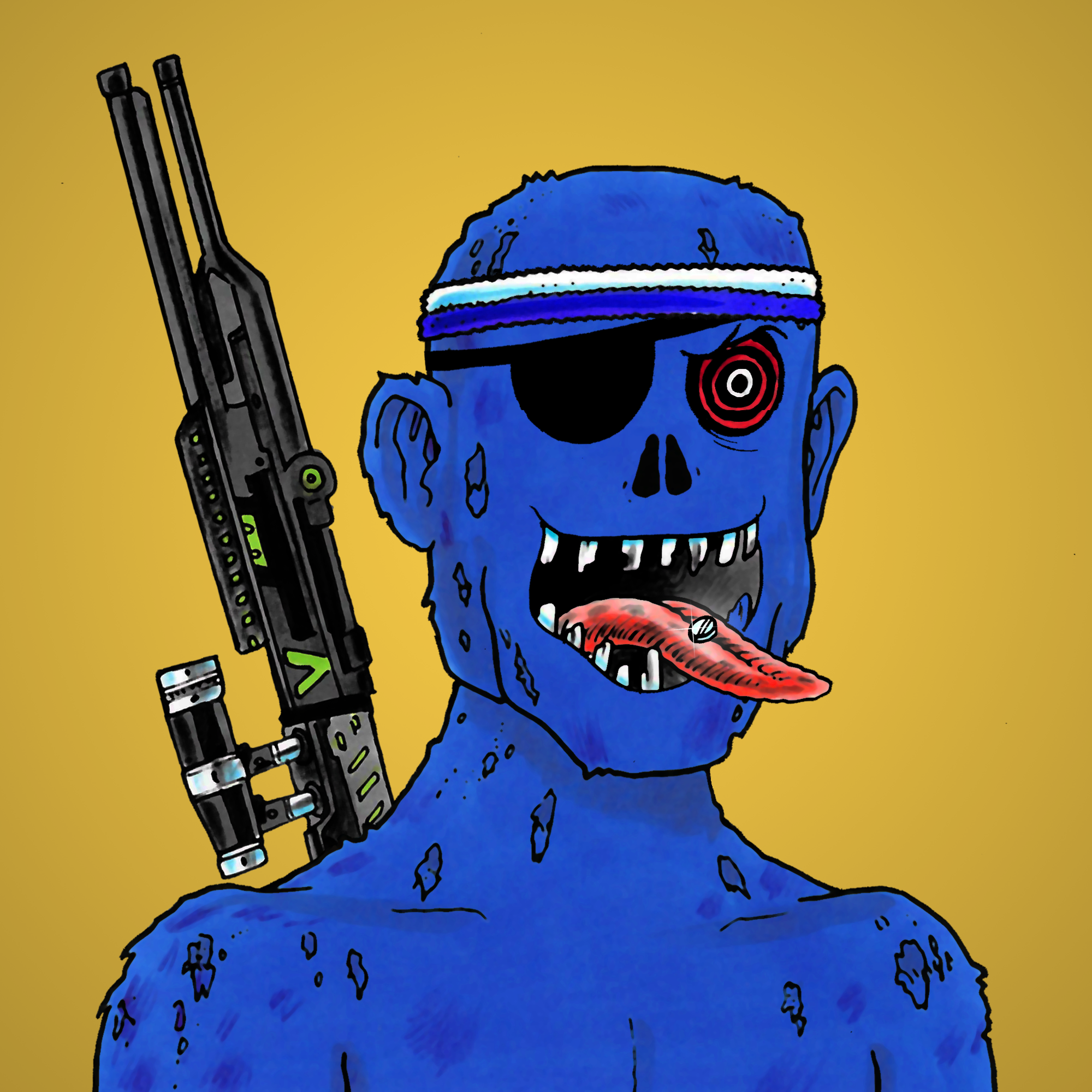 George Trosley - Jungle Freaks - Jungle Freak 8333 - NFT # 8333