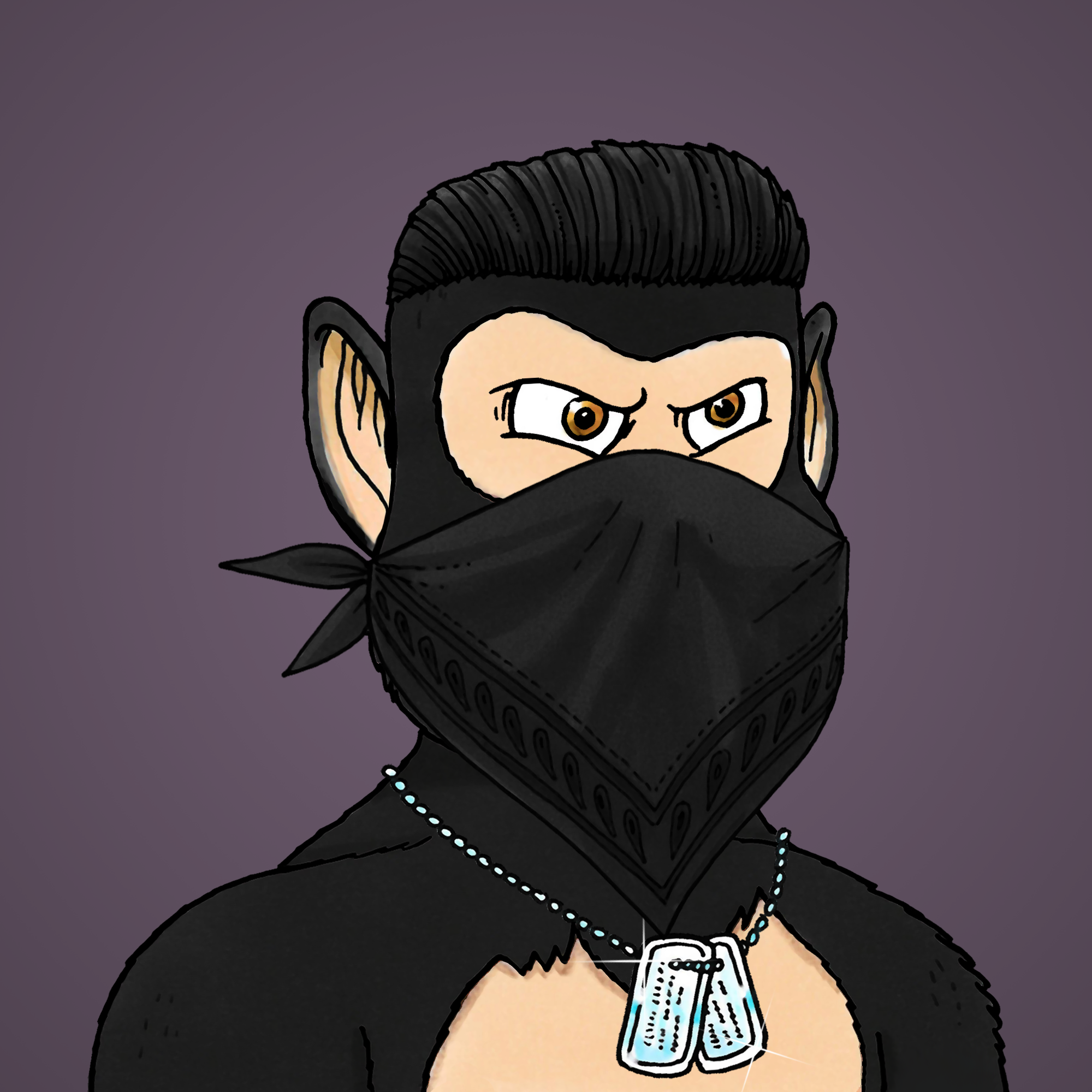 George Trosley - Jungle Freaks - Jungle Freak 8339 - NFT # 8339